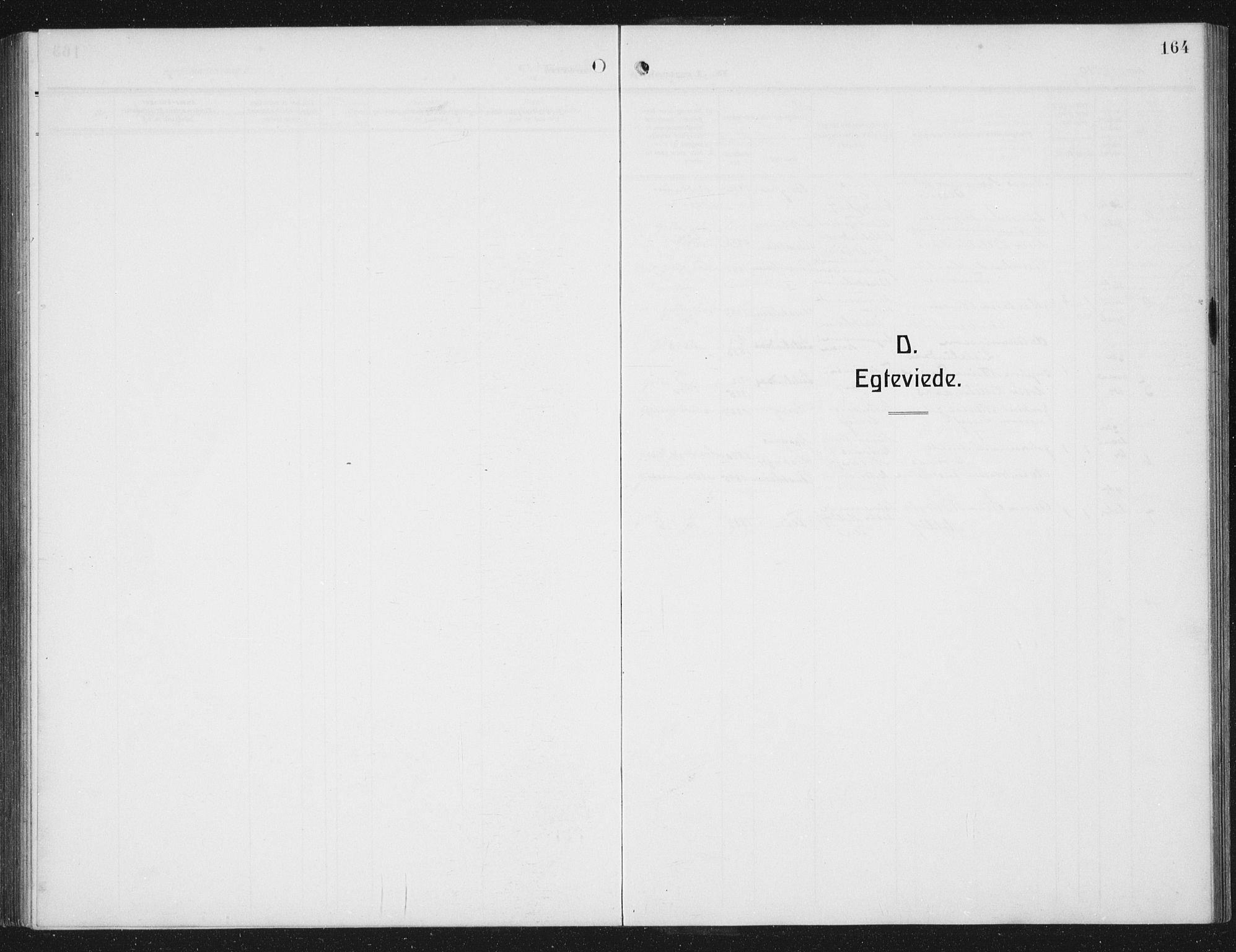 Lindås Sokneprestembete, SAB/A-76701/H/Hab: Klokkerbok nr. C 5, 1910-1927, s. 164