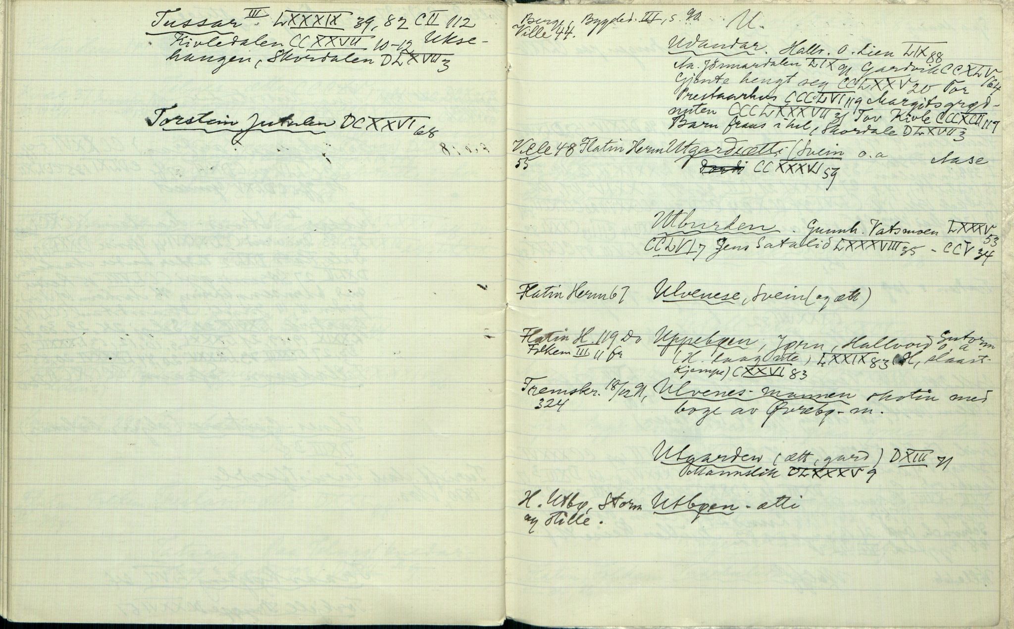 Rikard Berge, TEMU/TGM-A-1003/H/L0003: 3: Katalog yvi Seljord soga, 1912
