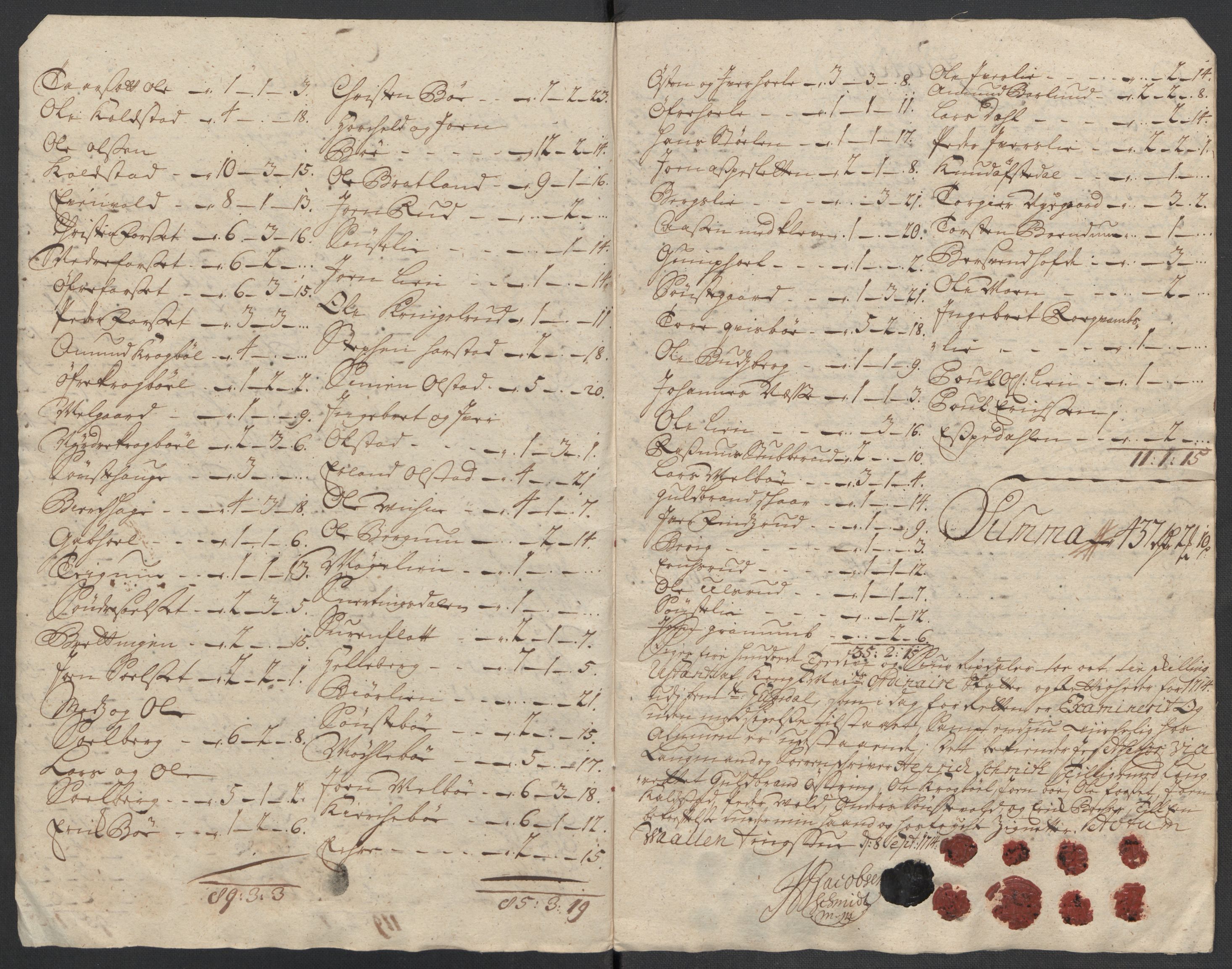 Rentekammeret inntil 1814, Reviderte regnskaper, Fogderegnskap, AV/RA-EA-4092/R17/L1183: Fogderegnskap Gudbrandsdal, 1714, s. 226