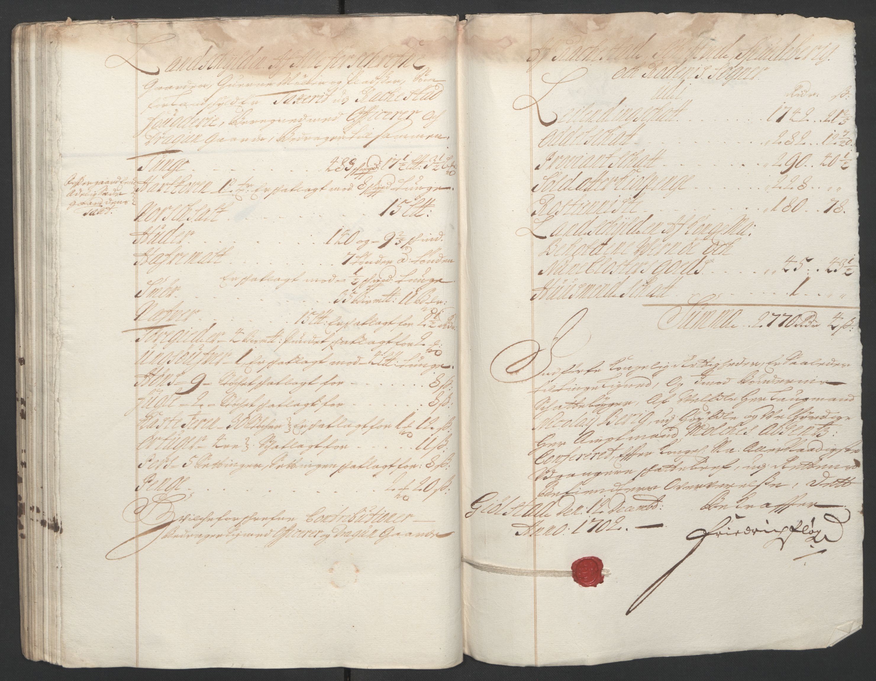 Rentekammeret inntil 1814, Reviderte regnskaper, Fogderegnskap, RA/EA-4092/R07/L0294: Fogderegnskap Rakkestad, Heggen og Frøland, 1702, s. 146