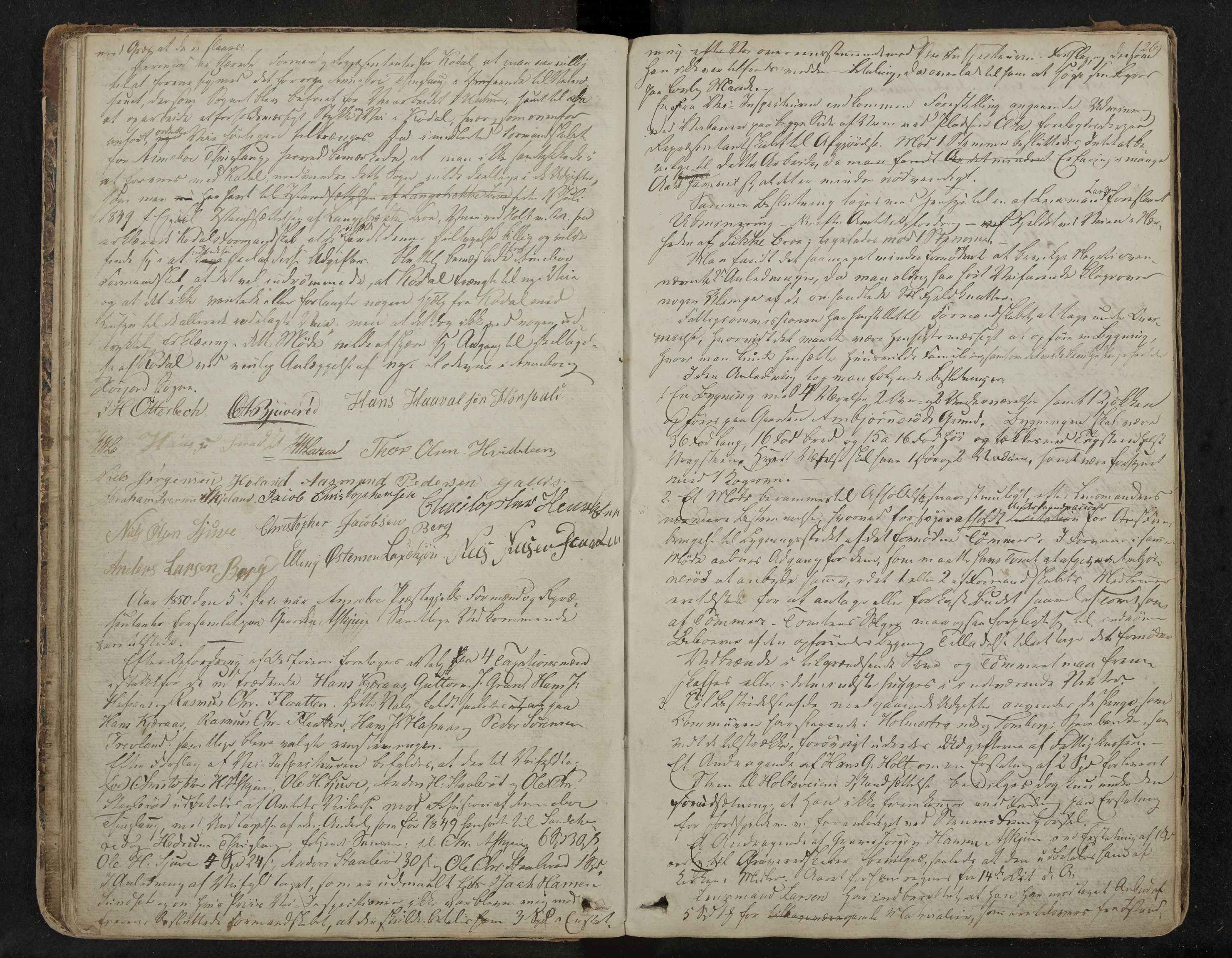 Andebu formannskap og sentraladministrasjon, IKAK/0719021-1/A/Aa/L0001: Møtebok med register, 1837-1869, s. 26