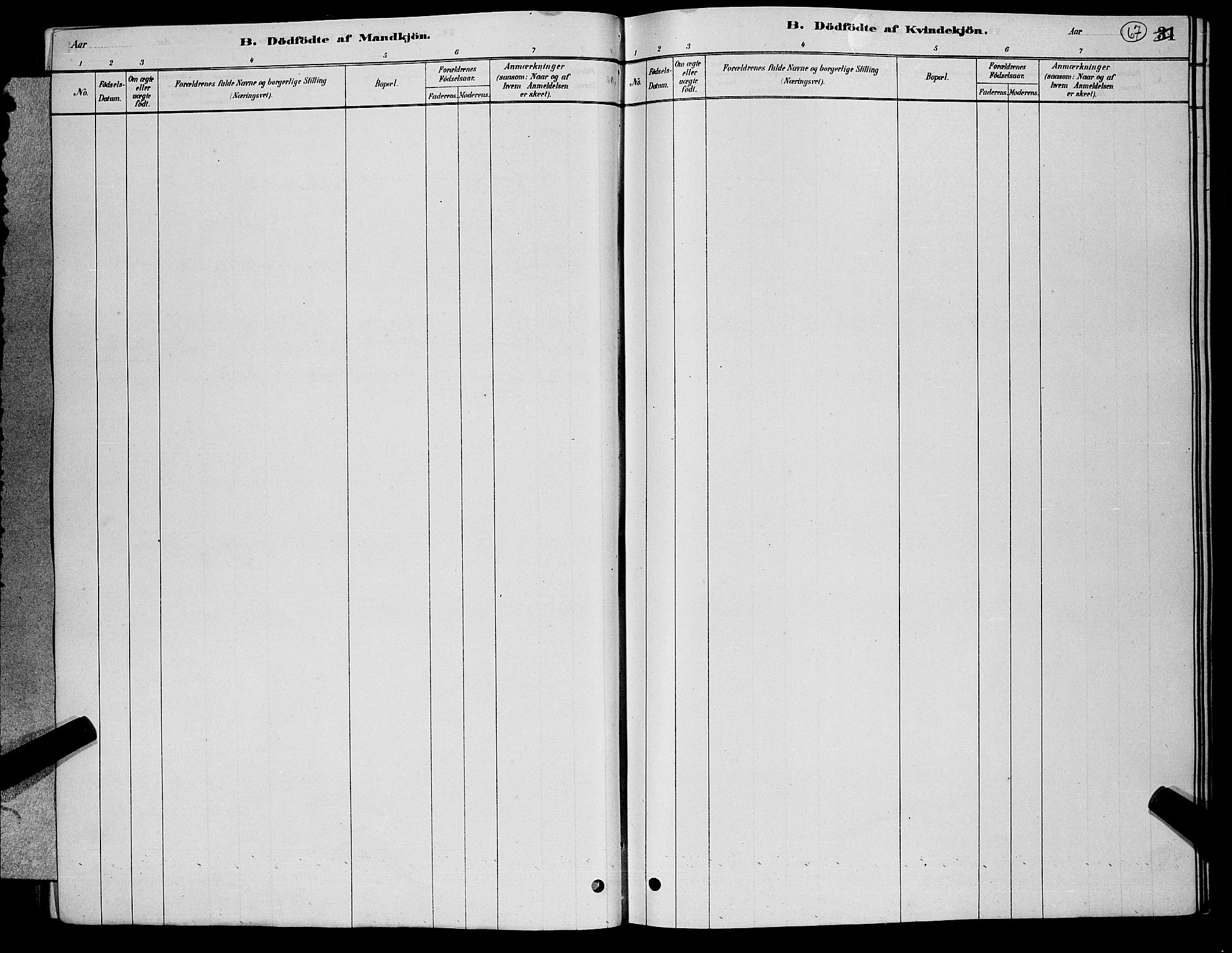 Nore kirkebøker, AV/SAKO-A-238/G/Gb/L0002: Klokkerbok nr. II 2, 1878-1894, s. 67