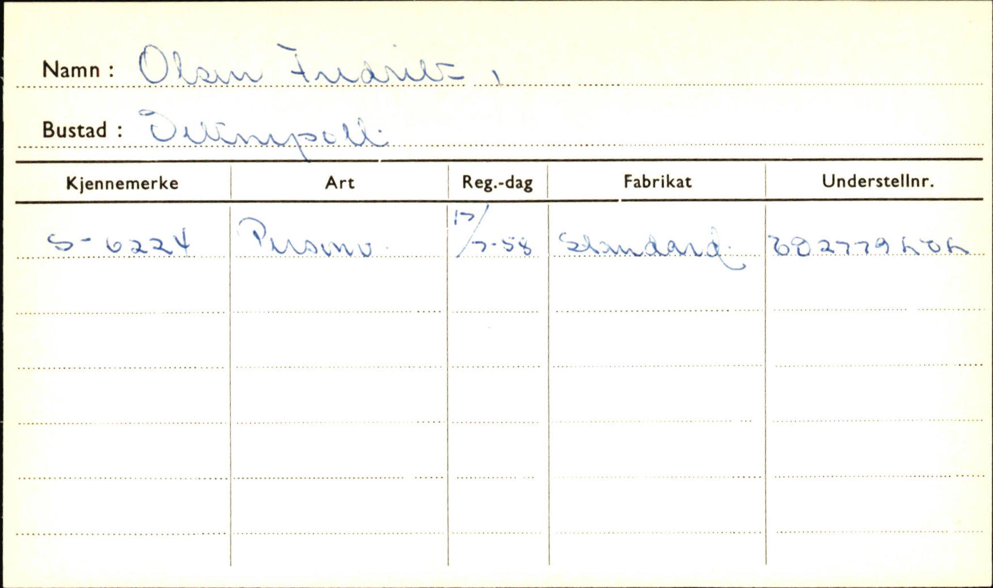 Statens vegvesen, Sogn og Fjordane vegkontor, SAB/A-5301/4/F/L0001D: Eigarregister Fjordane til 1.6.1961, 1930-1961, s. 1061