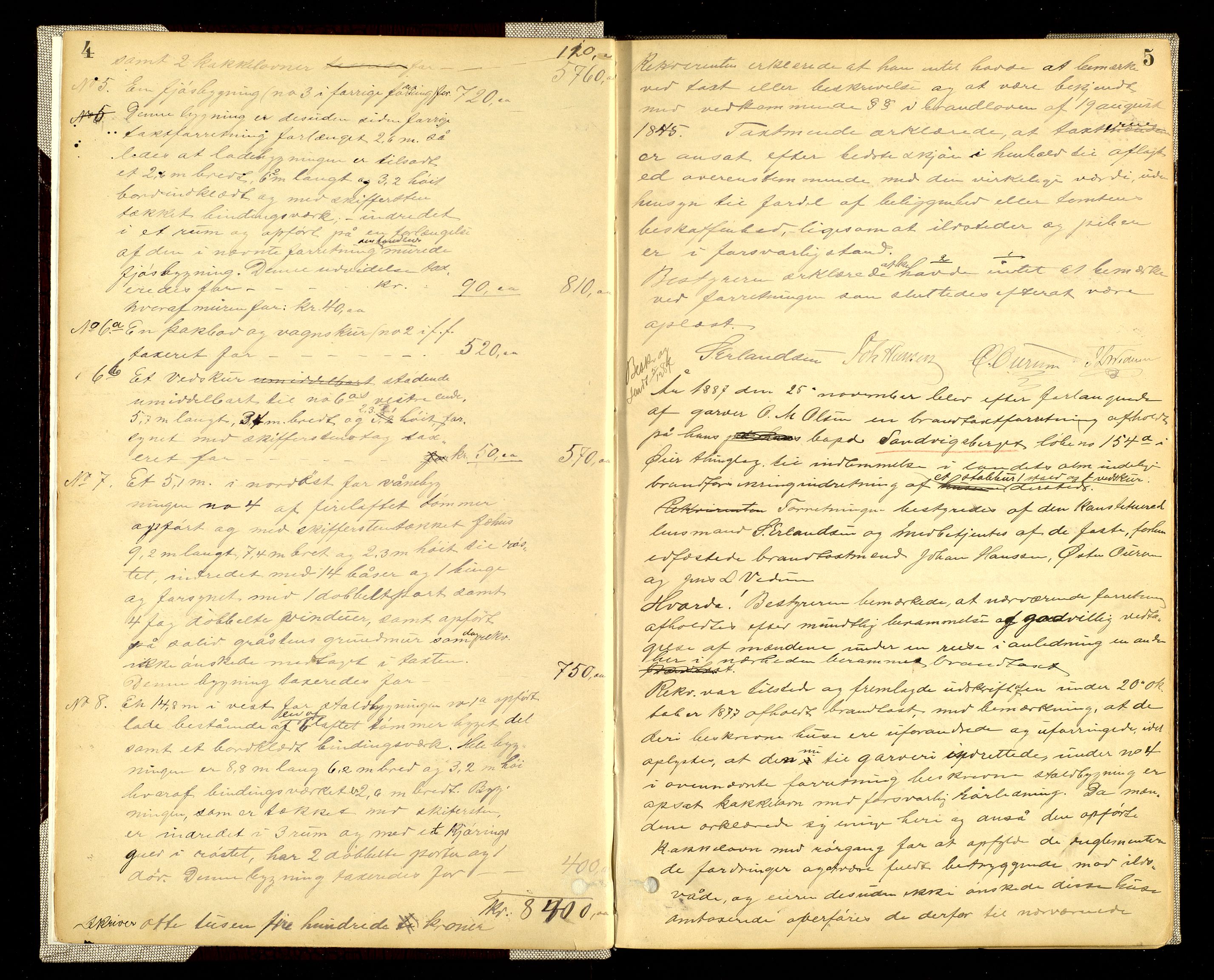Norges Brannkasse, Øyer, AV/SAH-NBRANO-038/F/L0003: Branntakstprotokoll, 1887-1910