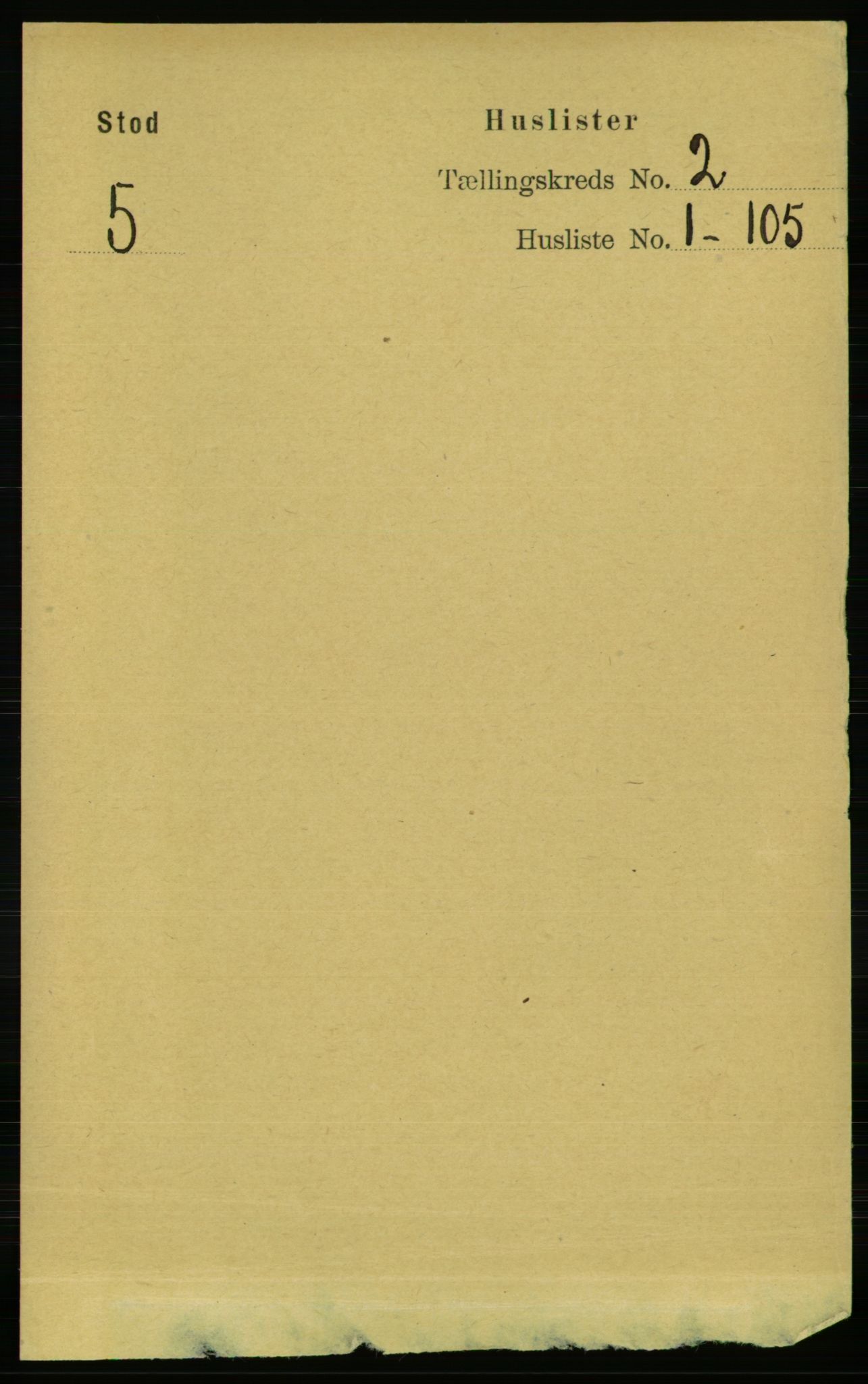 RA, Folketelling 1891 for 1734 Stod herred, 1891, s. 595