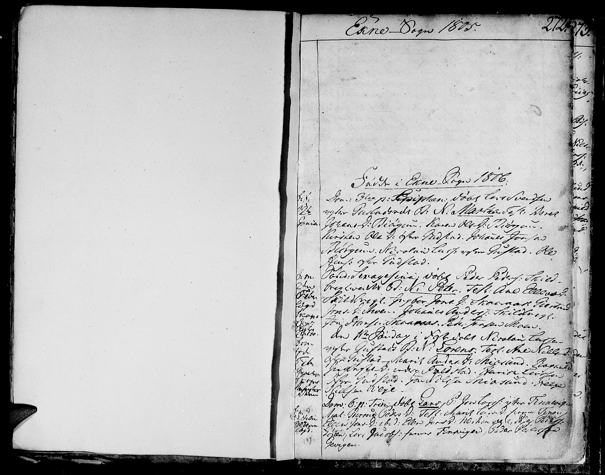 Ministerialprotokoller, klokkerbøker og fødselsregistre - Nord-Trøndelag, AV/SAT-A-1458/717/L0143: Ministerialbok nr. 717A02 /2, 1806-1809, s. 272