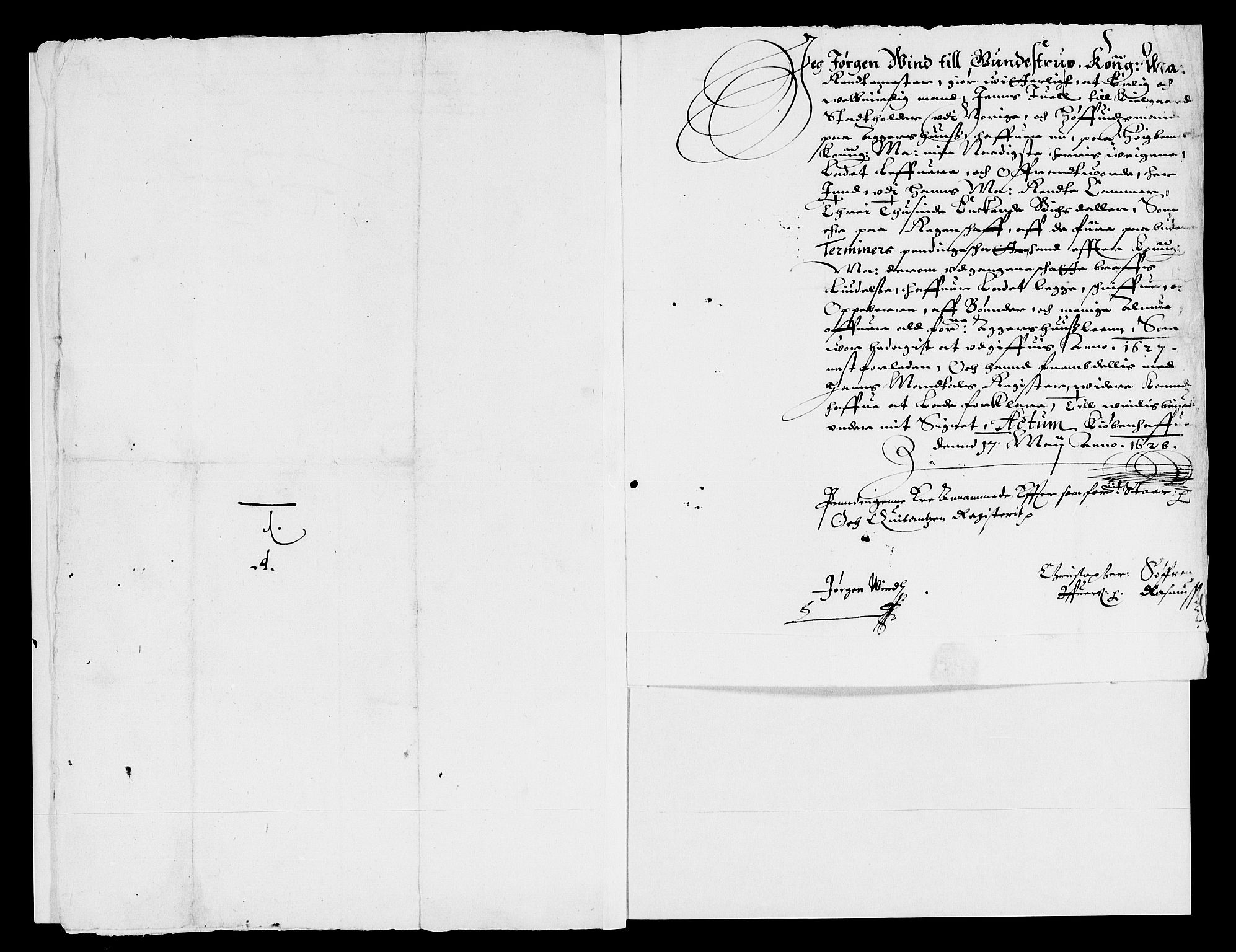 Rentekammeret inntil 1814, Reviderte regnskaper, Lensregnskaper, AV/RA-EA-5023/R/Rb/Rba/L0083: Akershus len, 1627-1628