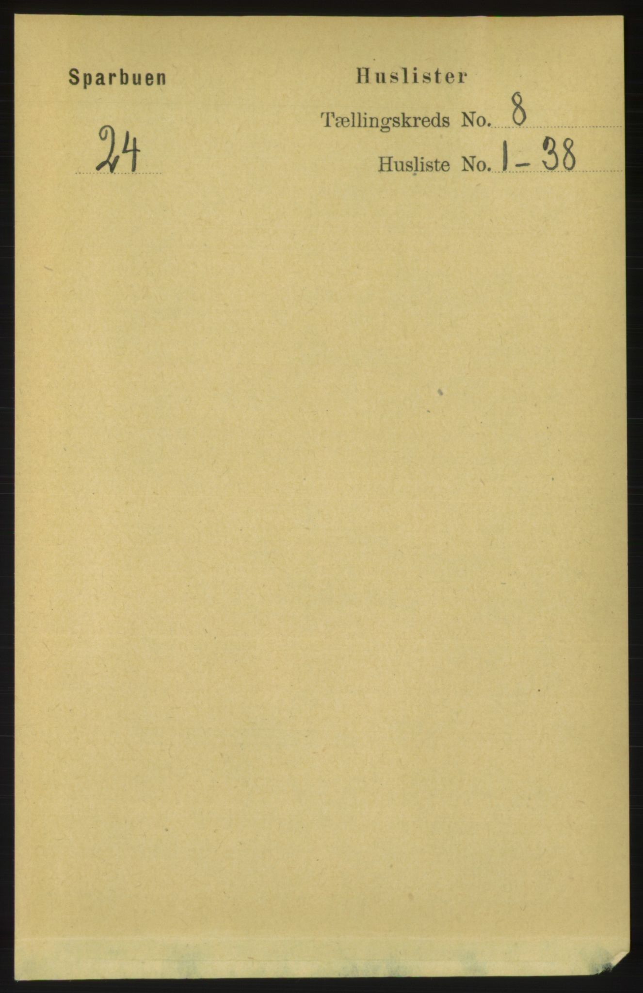 RA, Folketelling 1891 for 1731 Sparbu herred, 1891, s. 2760