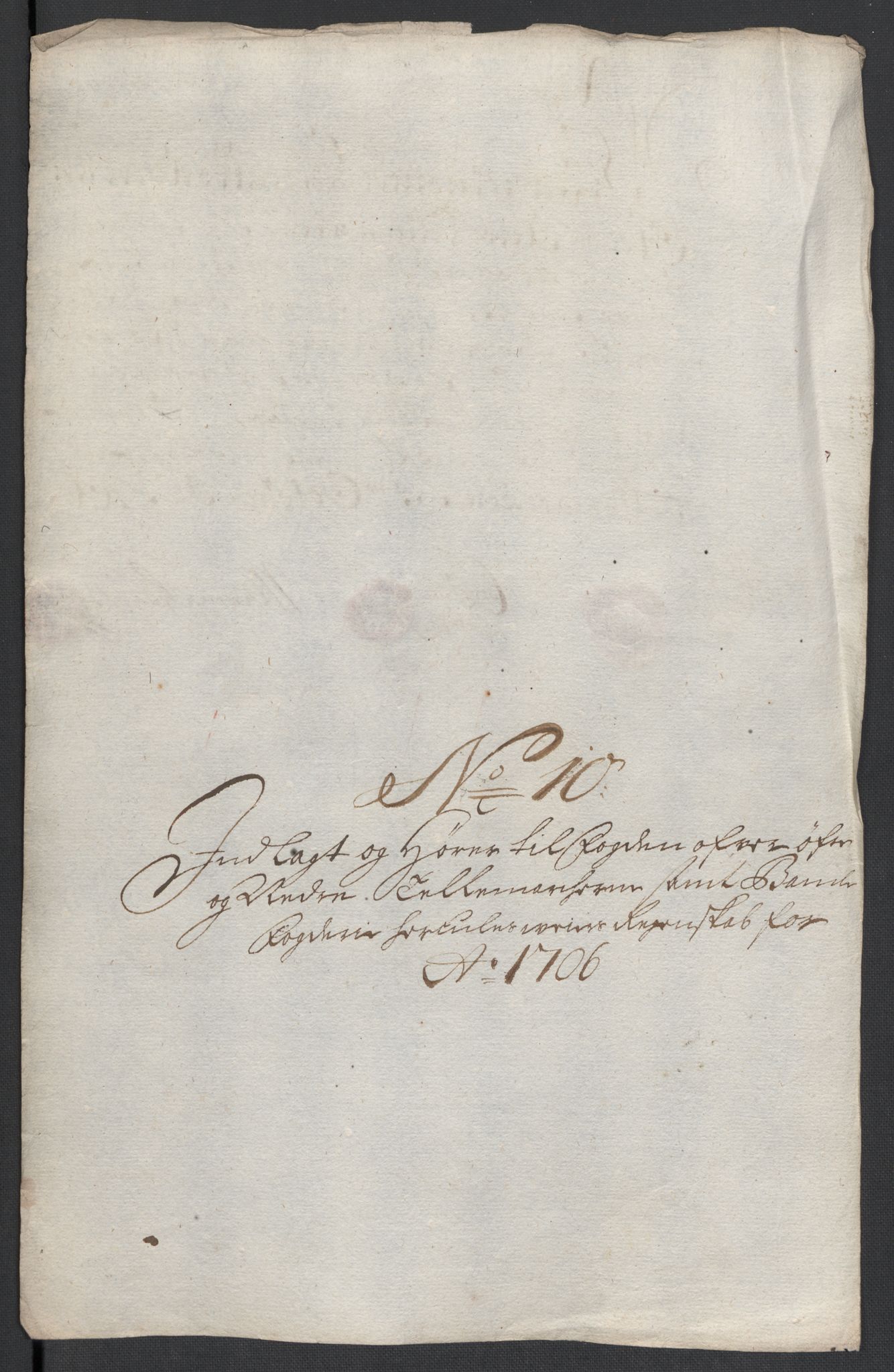 Rentekammeret inntil 1814, Reviderte regnskaper, Fogderegnskap, AV/RA-EA-4092/R36/L2116: Fogderegnskap Øvre og Nedre Telemark og Bamble, 1706-1707, s. 93