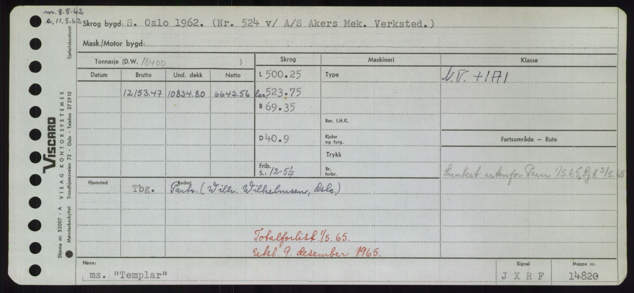 Sjøfartsdirektoratet med forløpere, Skipsmålingen, AV/RA-S-1627/H/Hd/L0038: Fartøy, T-Th, s. 377