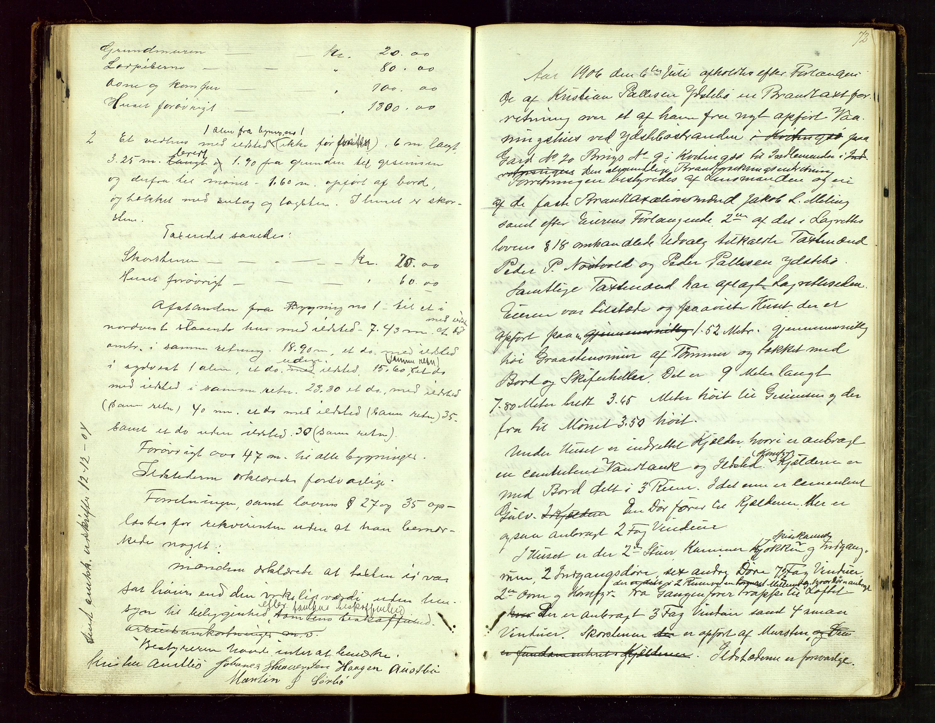 Rennesøy lensmannskontor, AV/SAST-A-100165/Goa/L0001: "Brandtaxations-Protocol for Rennesøe Thinglag", 1846-1923, s. 71b-72a