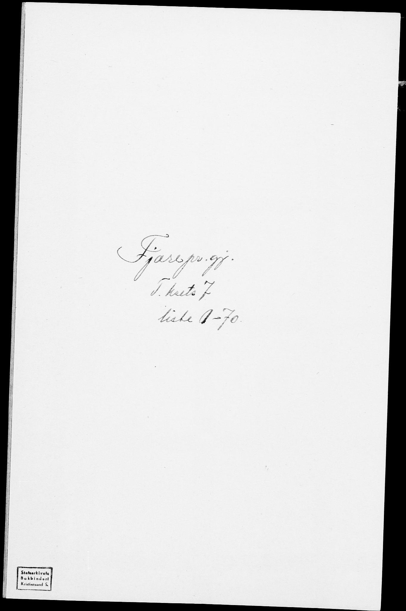 SAK, Folketelling 1875 for 0923L Fjære prestegjeld, Fjære sokn, 1875, s. 1551