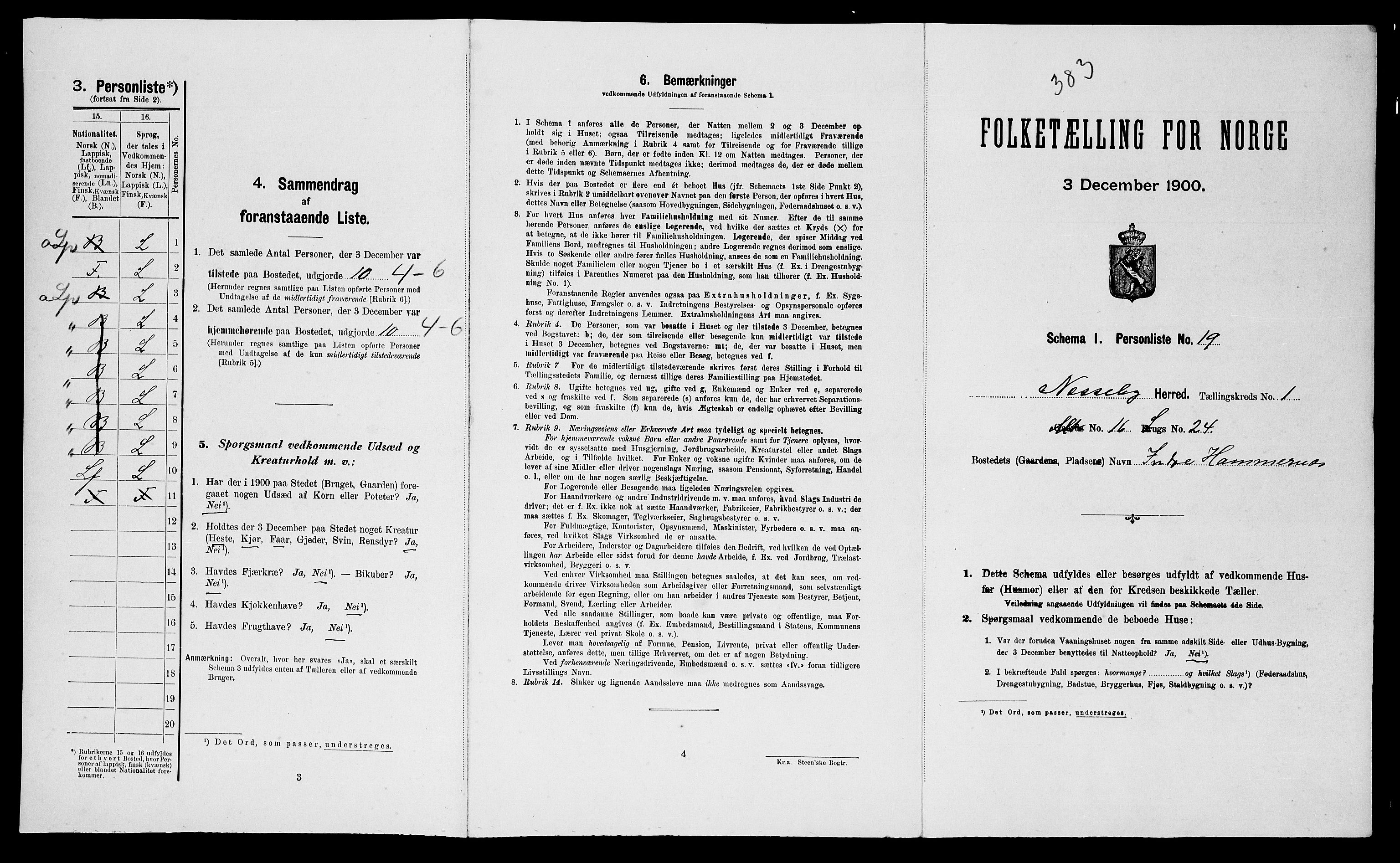 SATØ, Folketelling 1900 for 2027 Nesseby herred, 1900, s. 86