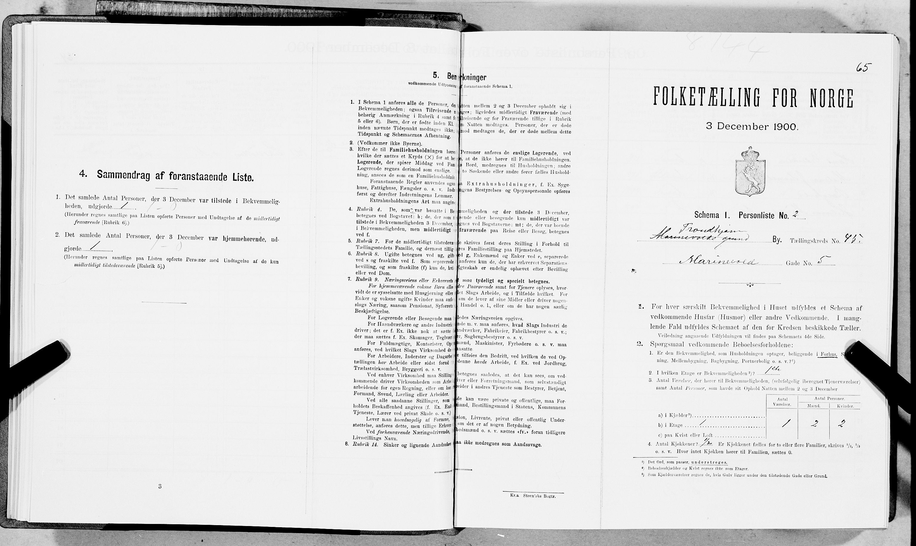 SAT, Folketelling 1900 for 1601 Trondheim kjøpstad, 1900, s. 7368