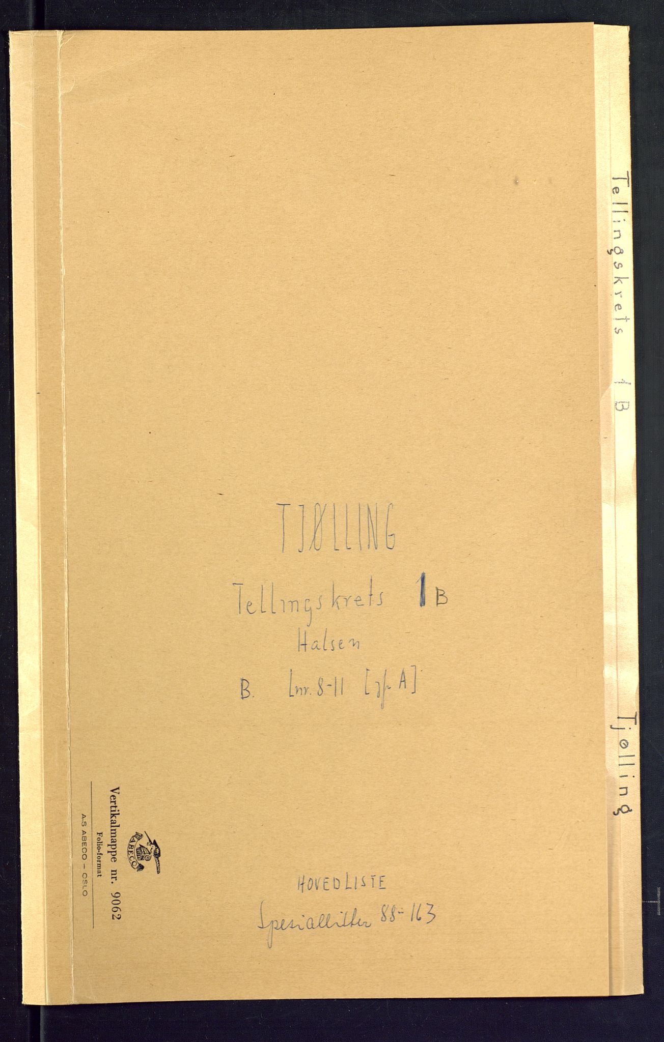 SAKO, Folketelling 1875 for 0725P Tjølling prestegjeld, 1875, s. 5