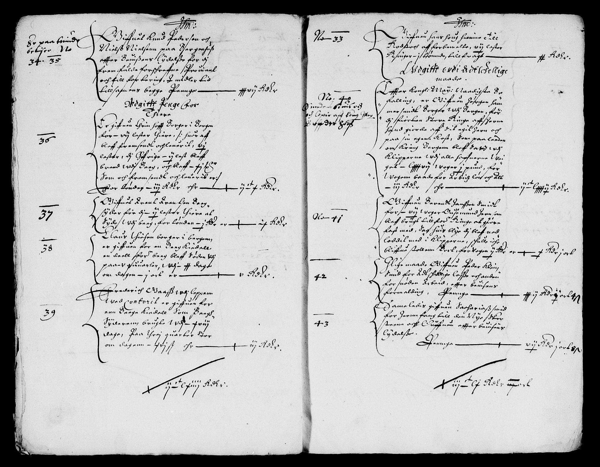 Rentekammeret inntil 1814, Reviderte regnskaper, Lensregnskaper, AV/RA-EA-5023/R/Rb/Rbt/L0064: Bergenhus len, 1633-1634