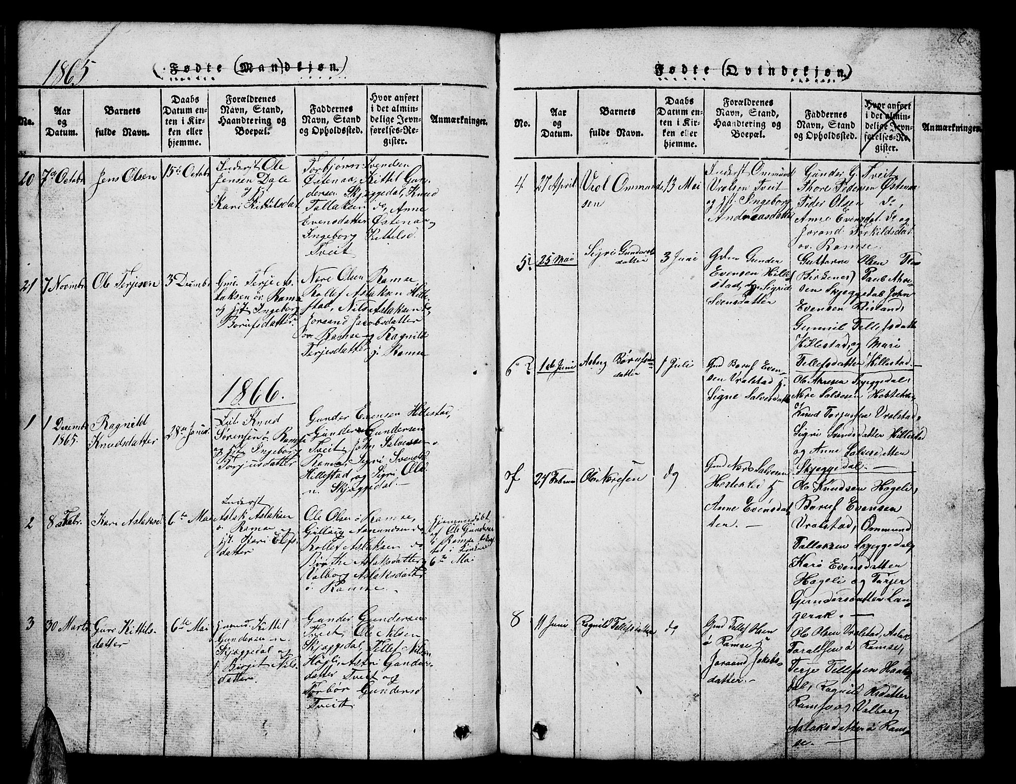 Åmli sokneprestkontor, AV/SAK-1111-0050/F/Fb/Fbb/L0001: Klokkerbok nr. B 1, 1816-1889, s. 76