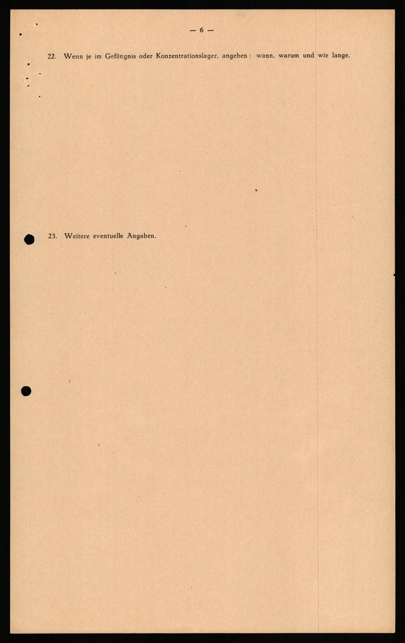 Forsvaret, Forsvarets overkommando II, RA/RAFA-3915/D/Db/L0023: CI Questionaires. Tyske okkupasjonsstyrker i Norge. Tyskere., 1945-1946, s. 435