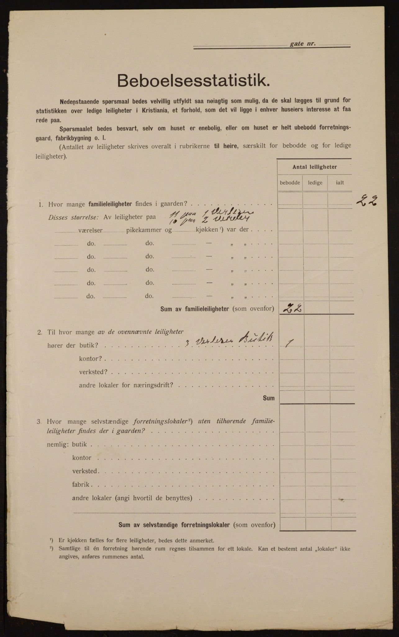 OBA, Kommunal folketelling 1.2.1912 for Kristiania, 1912, s. 7907