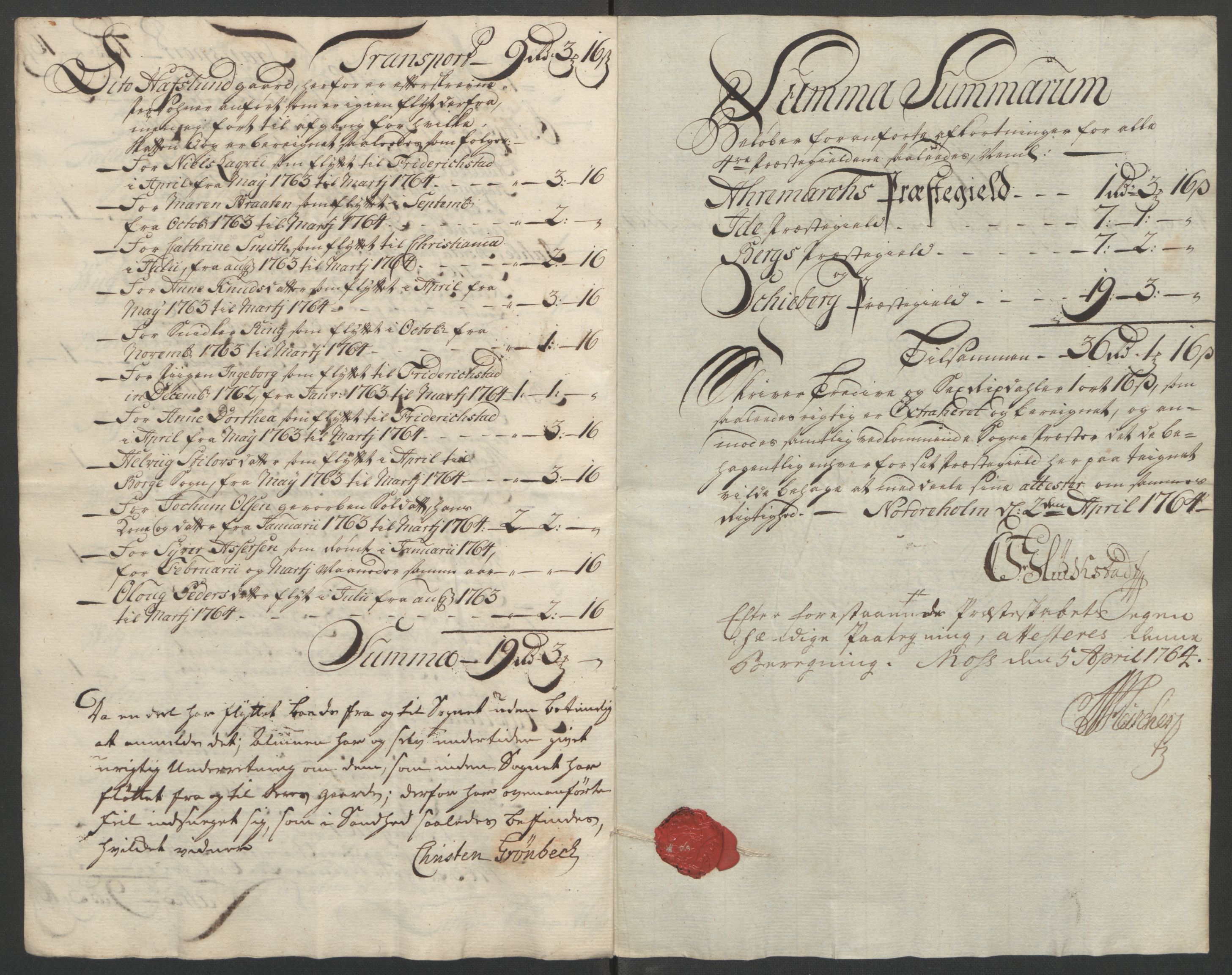 Rentekammeret inntil 1814, Reviderte regnskaper, Fogderegnskap, RA/EA-4092/R01/L0097: Ekstraskatten Idd og Marker, 1756-1767, s. 224