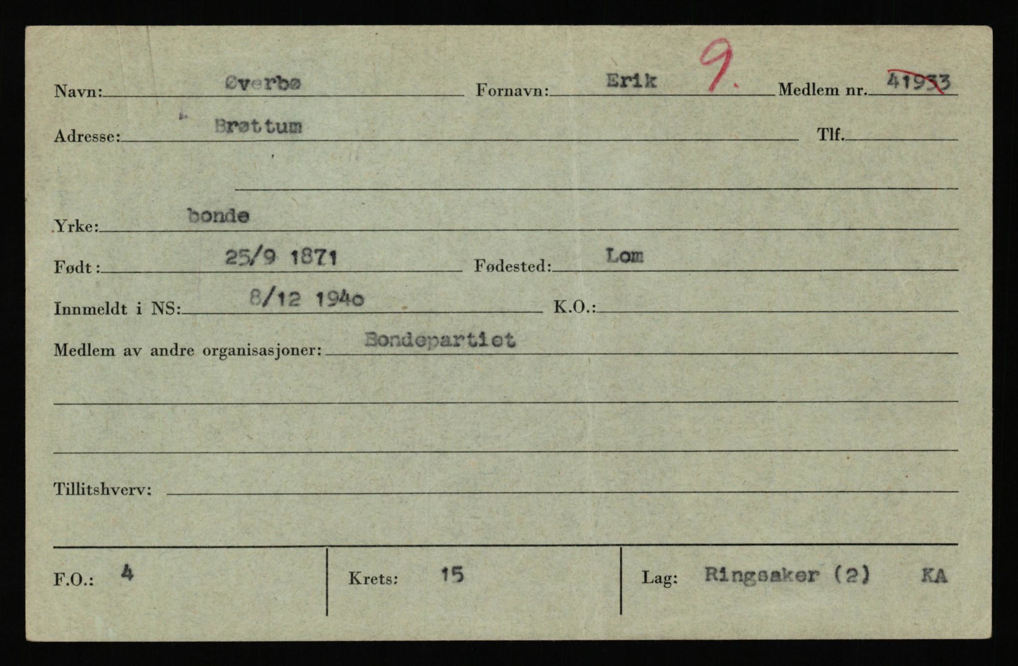 Landssvikarkivet, Hamar politikammer, AV/RA-S-3138-09/D/Dd, 1945-1946, s. 16