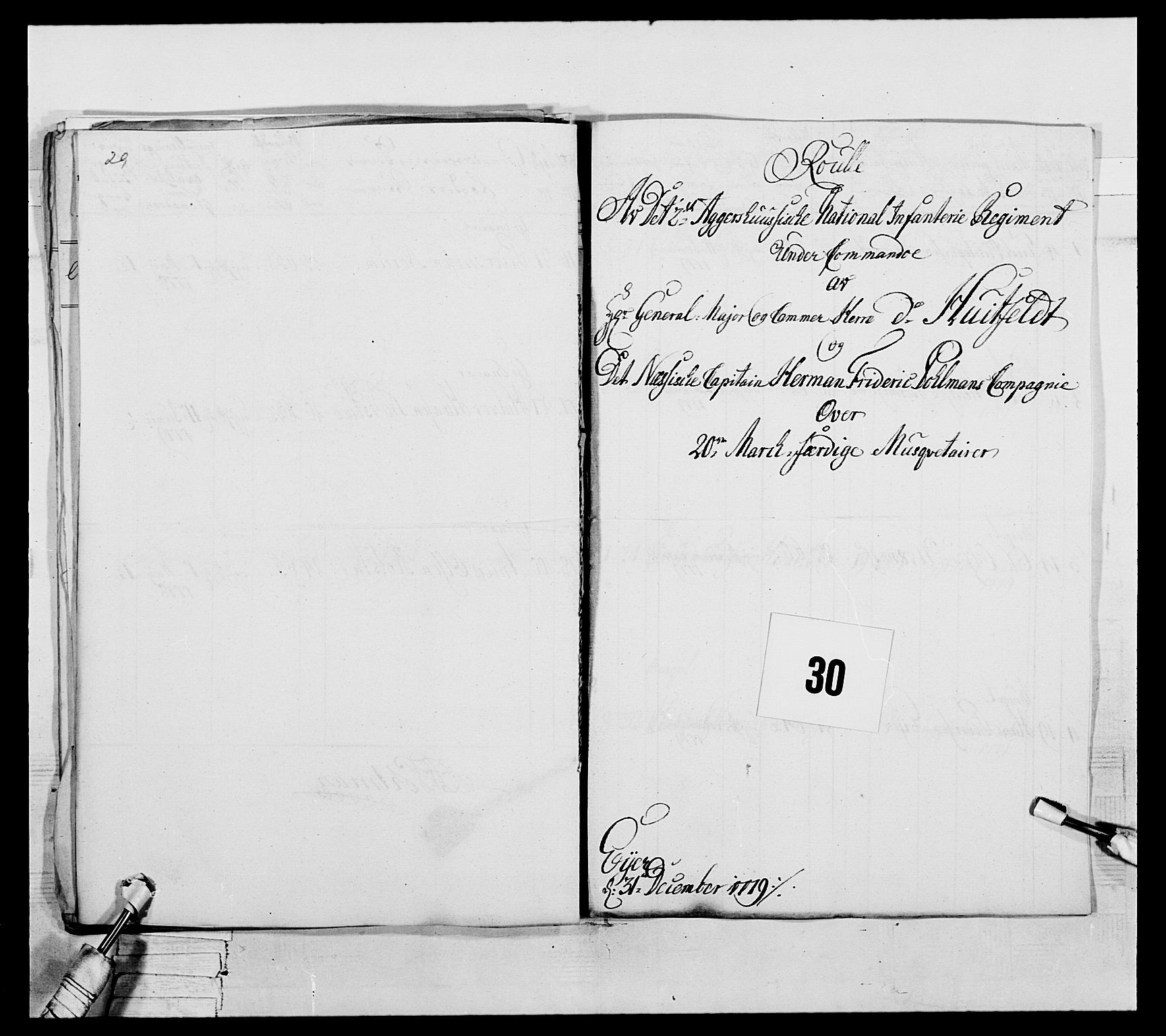 Generalitets- og kommissariatskollegiet, Det kongelige norske kommissariatskollegium, AV/RA-EA-5420/E/Eh/L0044: 2. Akershusiske nasjonale infanteriregiment, 1779-1787, s. 104