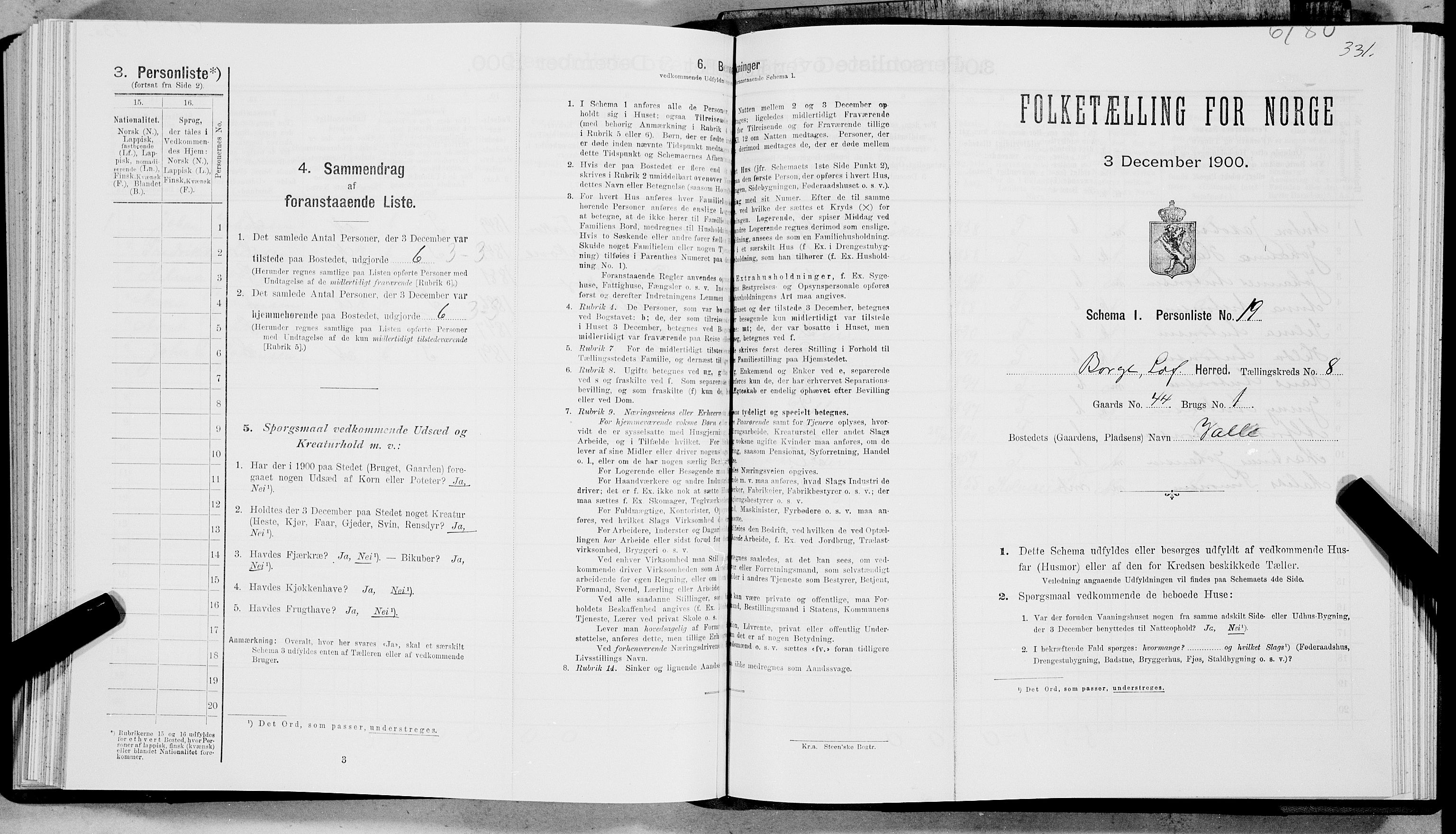 SAT, Folketelling 1900 for 1862 Borge herred, 1900, s. 774