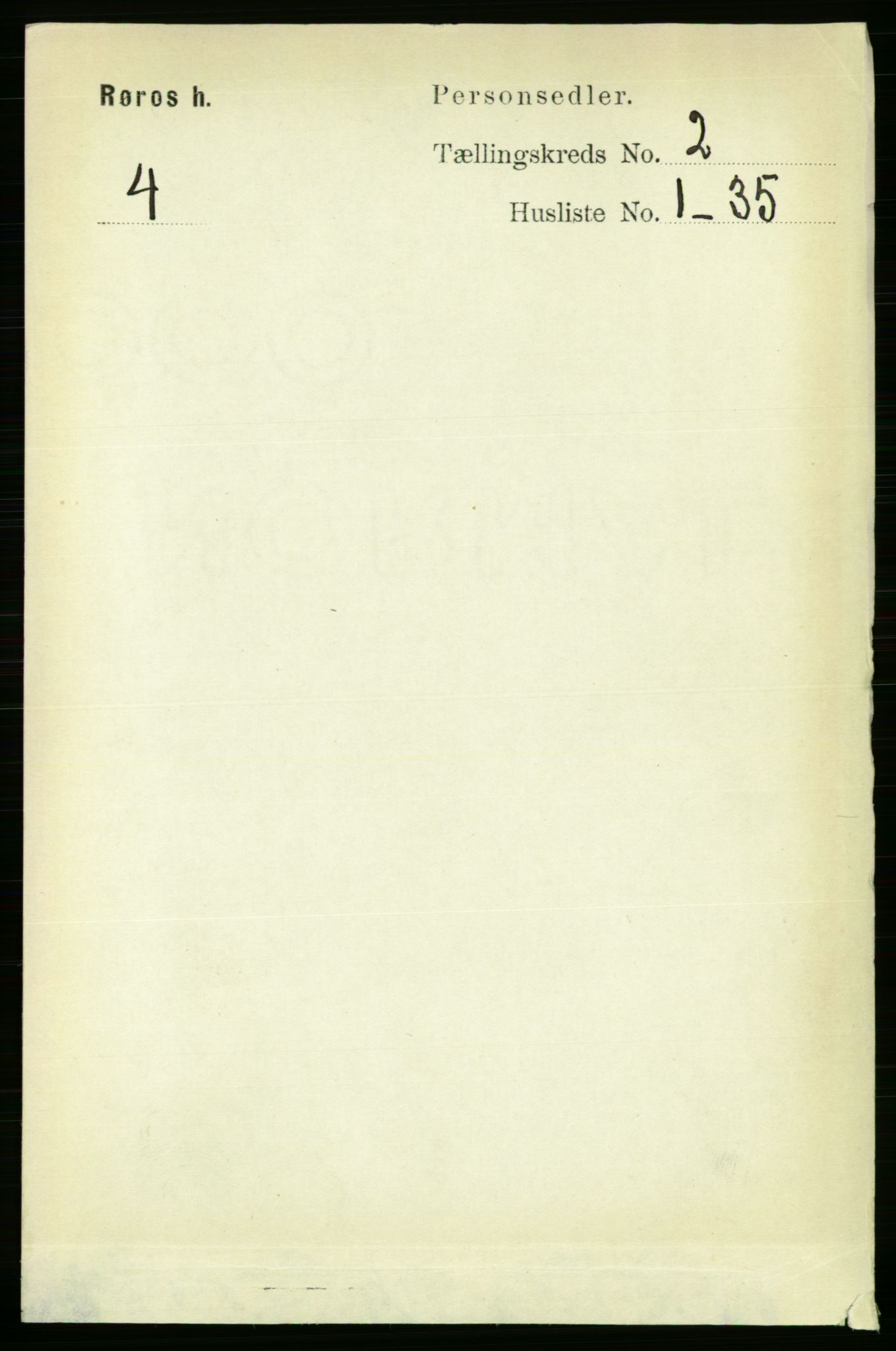 RA, Folketelling 1891 for 1640 Røros herred, 1891, s. 263