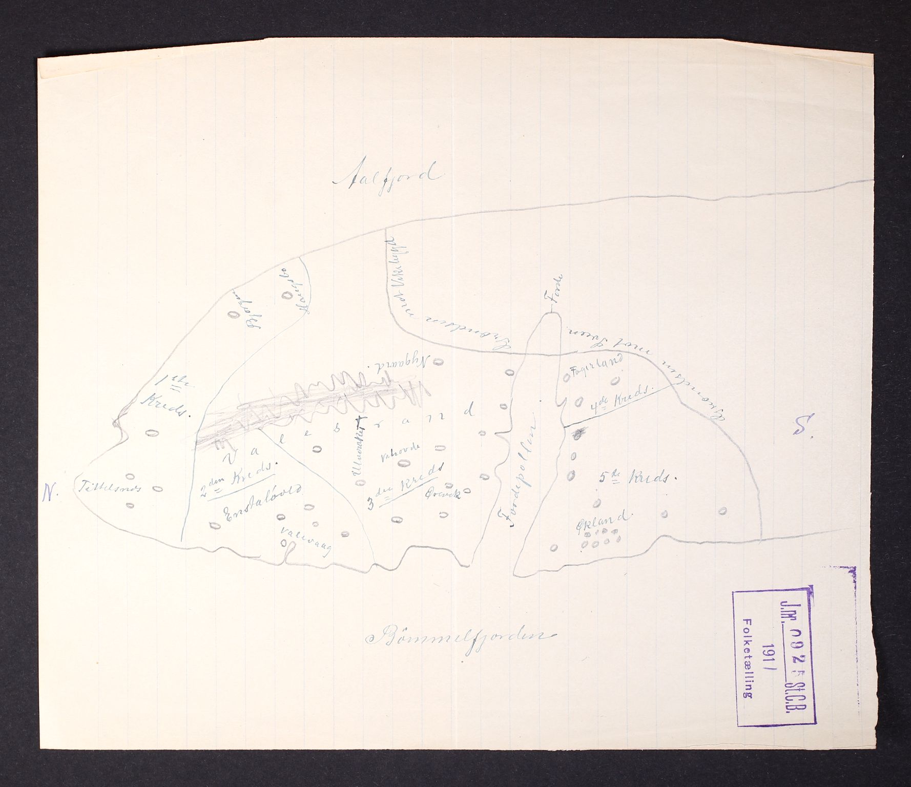 RA, Folketelling 1910 for 1217 Valestrand herred, 1910, s. 19