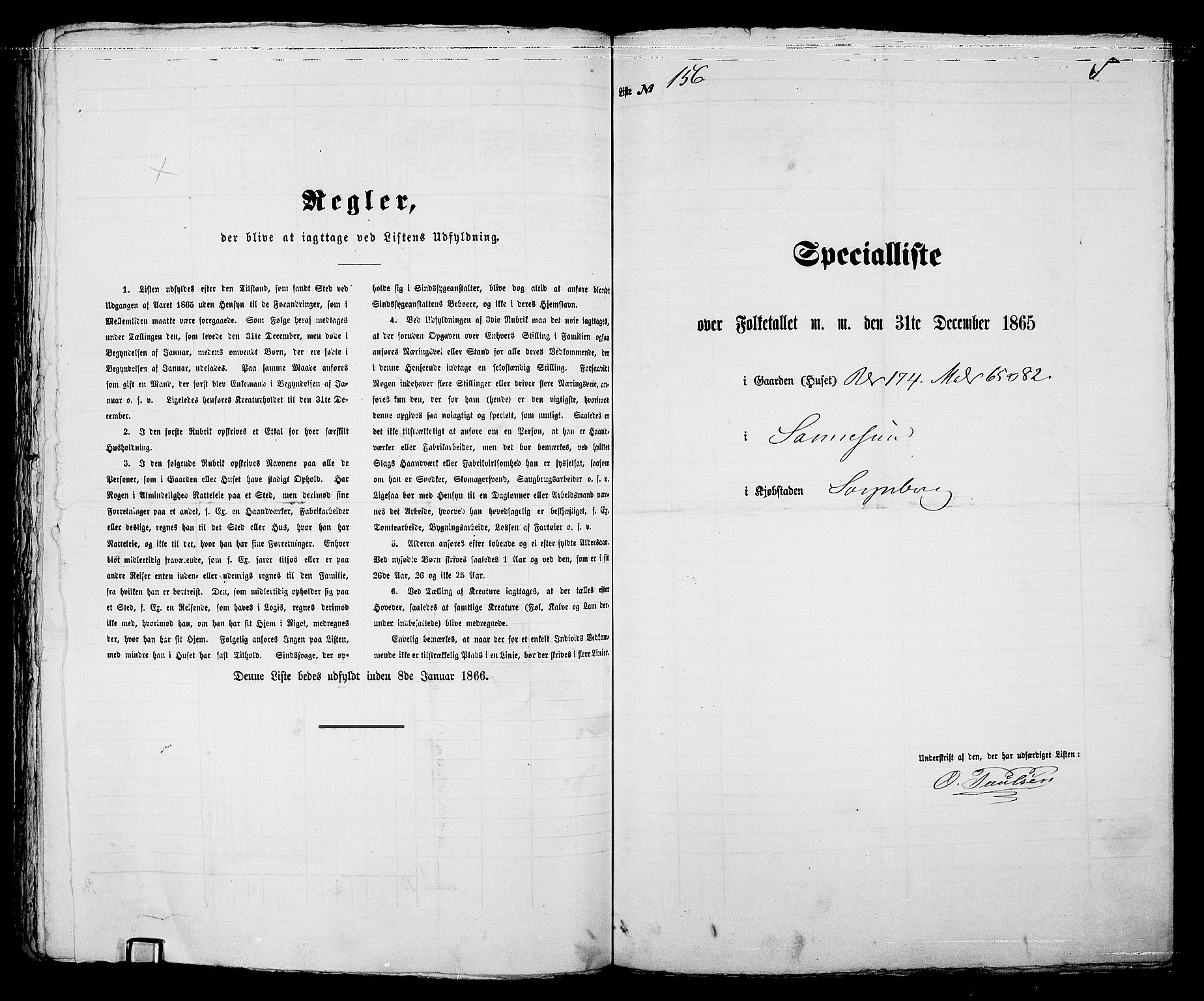 RA, Folketelling 1865 for 0102P Sarpsborg prestegjeld, 1865, s. 319