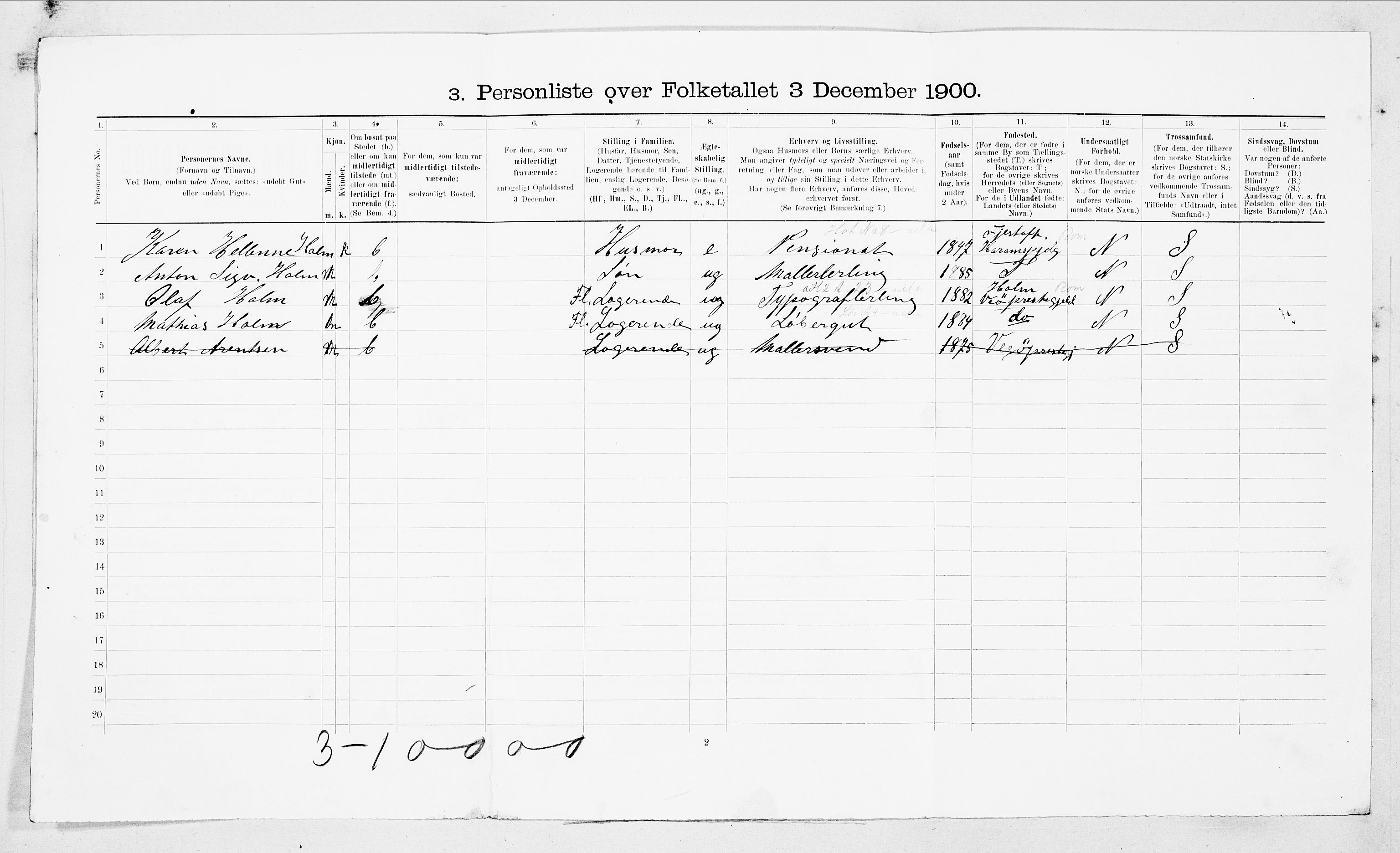 SAT, Folketelling 1900 for 1501 Ålesund kjøpstad, 1900, s. 569