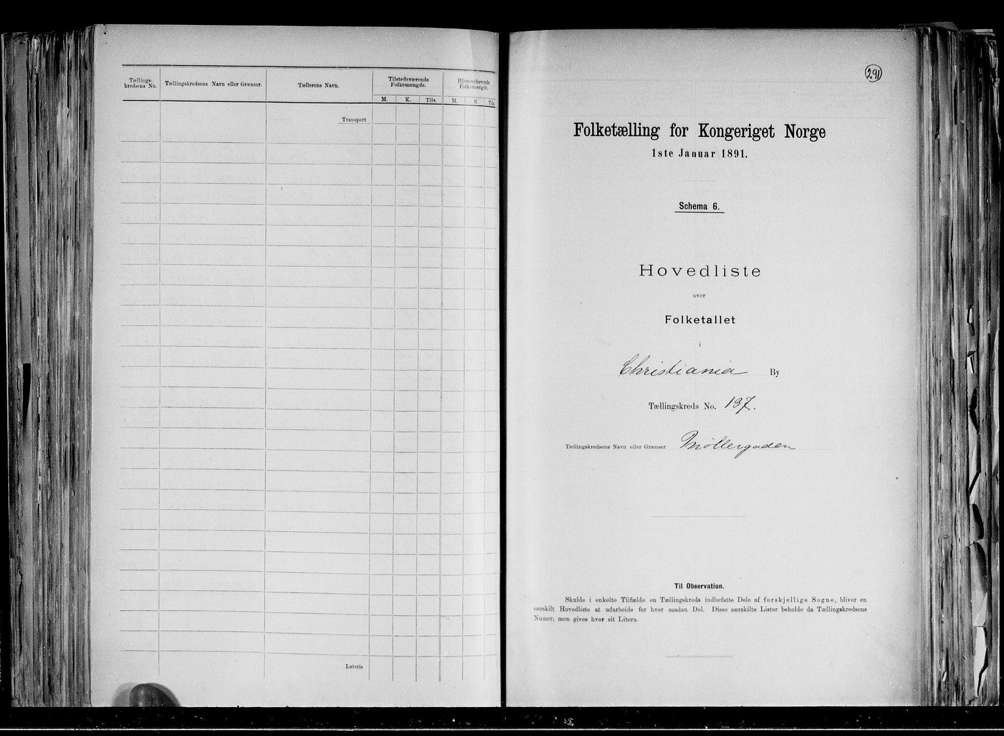 RA, Folketelling 1891 for 0301 Kristiania kjøpstad, 1891, s. 76155
