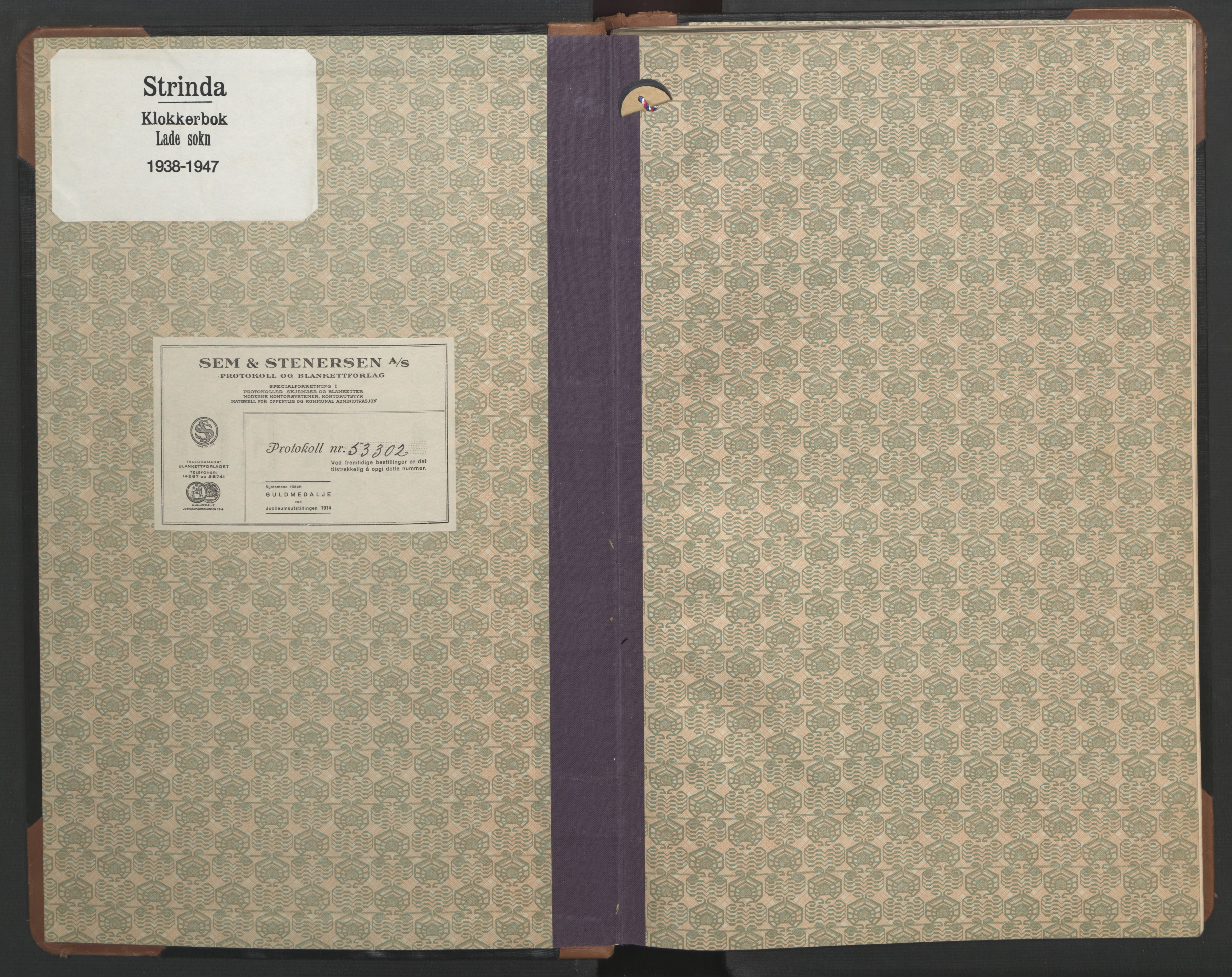 Ministerialprotokoller, klokkerbøker og fødselsregistre - Sør-Trøndelag, SAT/A-1456/606/L0315: Klokkerbok nr. 606C11, 1938-1947