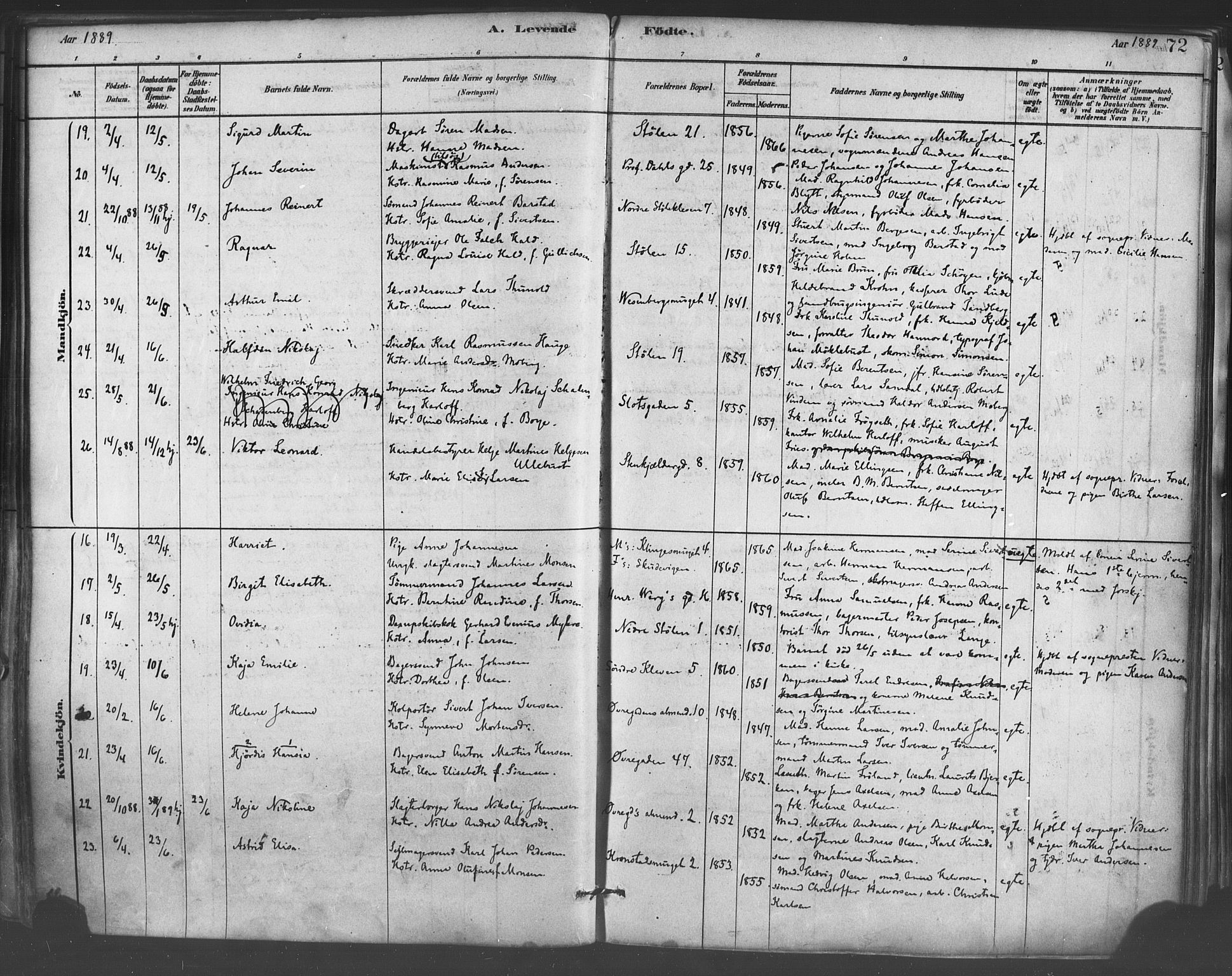 Mariakirken Sokneprestembete, AV/SAB-A-76901/H/Haa/L0007: Ministerialbok nr. A 7, 1878-1893, s. 72