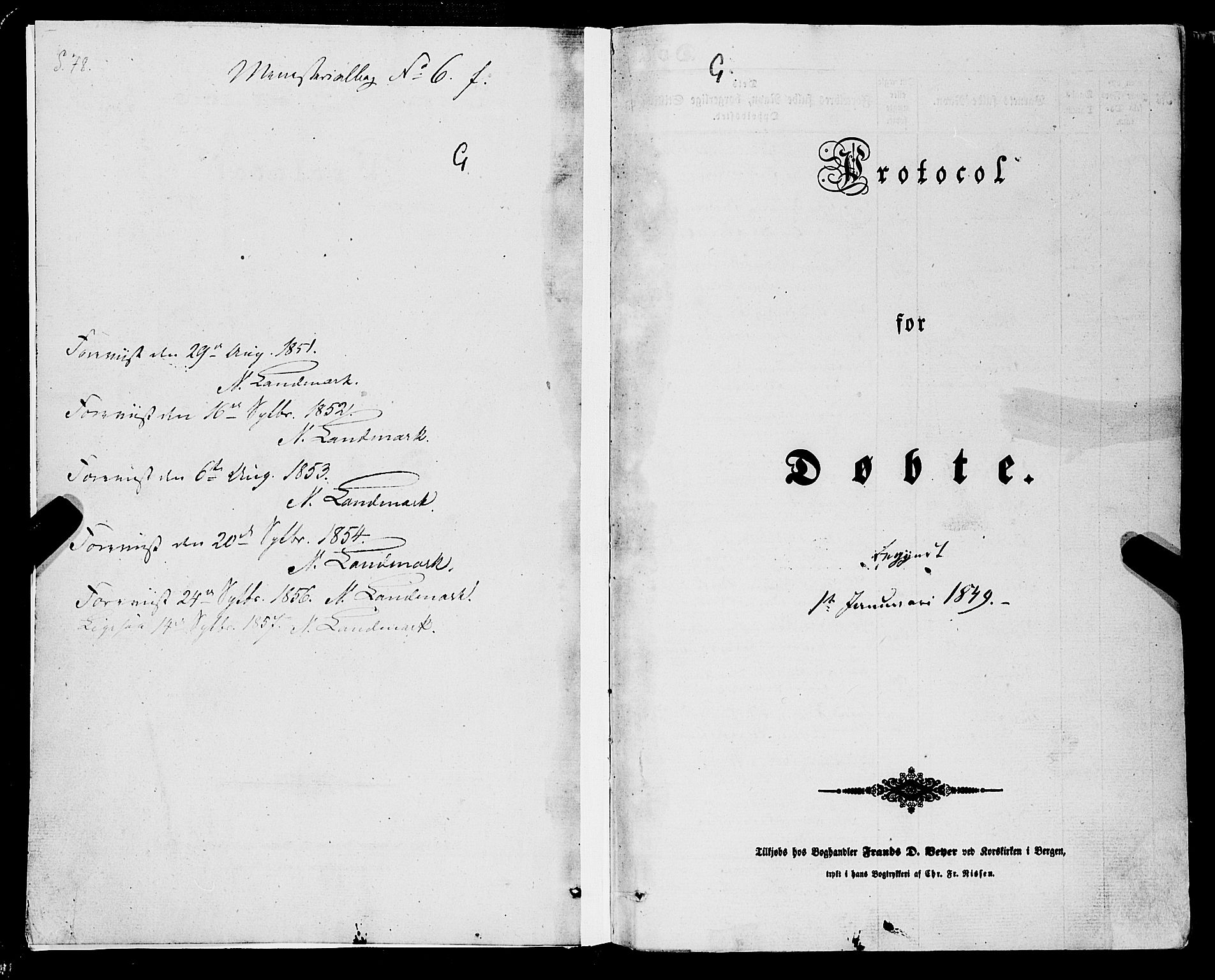 Voss sokneprestembete, AV/SAB-A-79001/H/Haa: Ministerialbok nr. A 16, 1849-1863