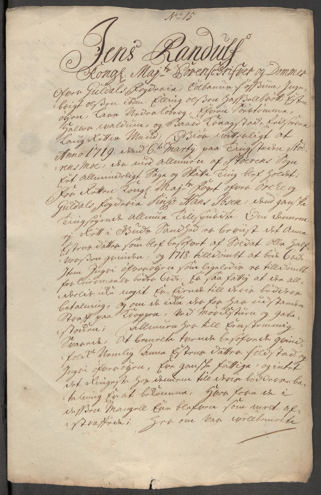 Rentekammeret inntil 1814, Reviderte regnskaper, Fogderegnskap, AV/RA-EA-4092/R60/L3972: Fogderegnskap Orkdal og Gauldal, 1718, s. 317