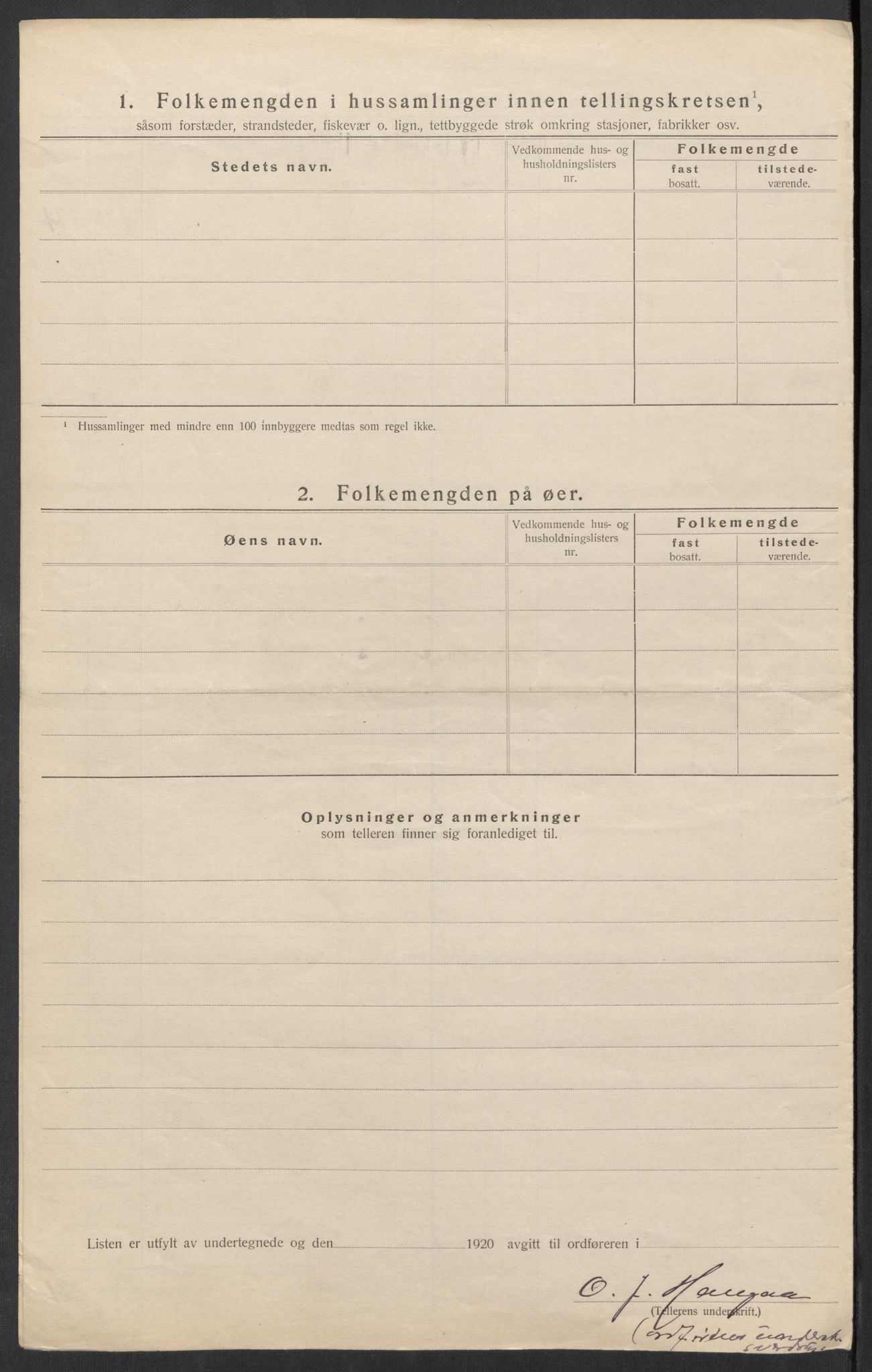 SAK, Folketelling 1920 for 1018 Søgne herred, 1920, s. 46