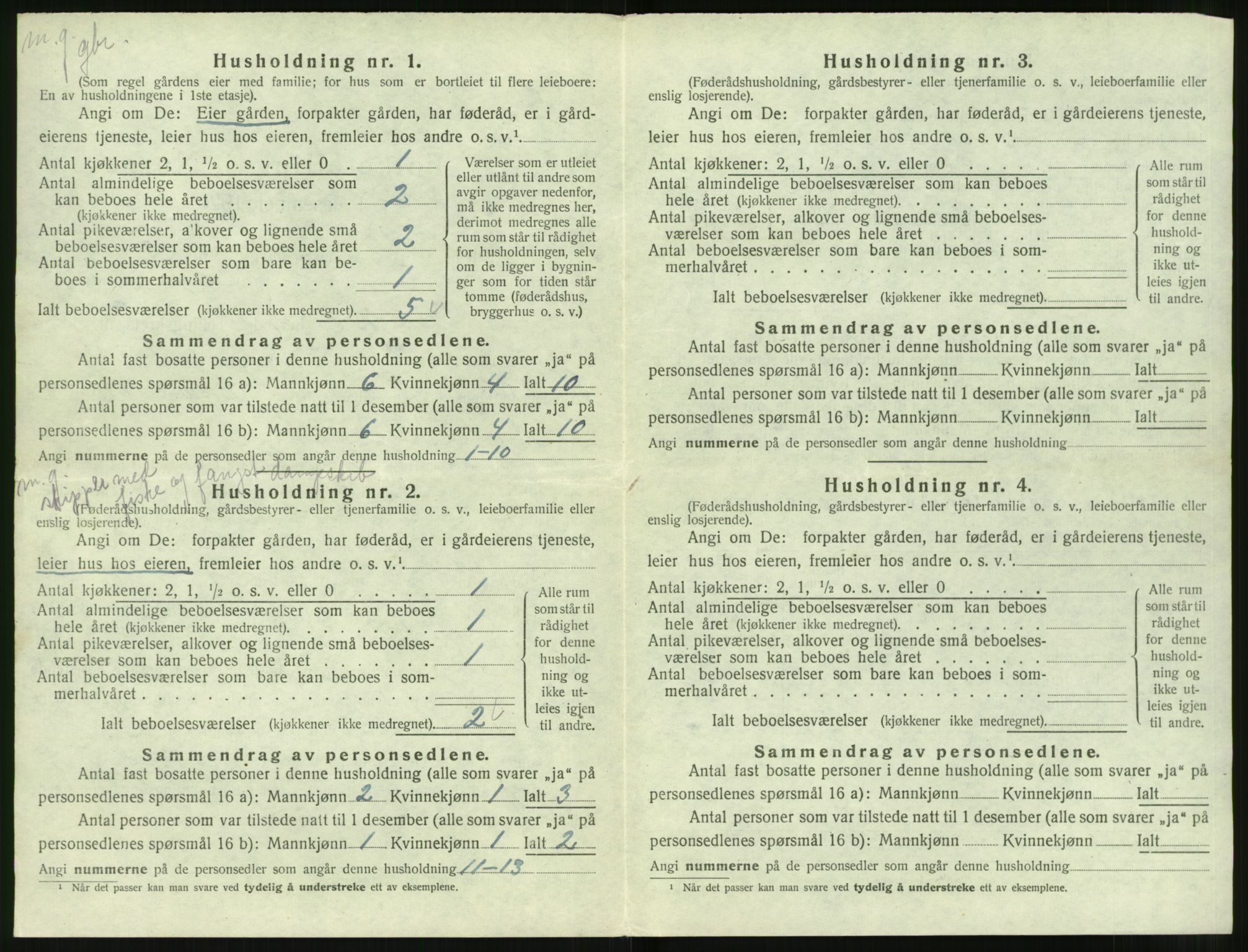 SAT, Folketelling 1920 for 1517 Hareid herred, 1920, s. 666