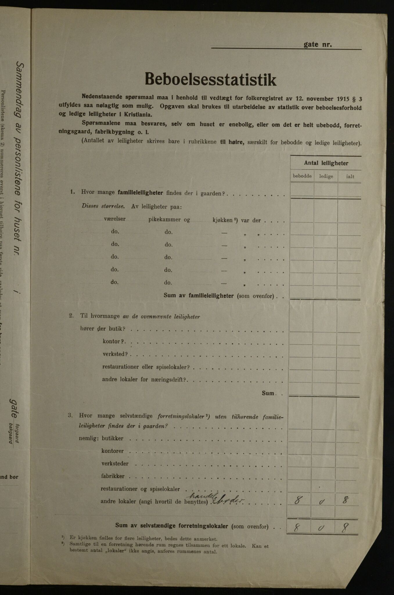 OBA, Kommunal folketelling 1.12.1923 for Kristiania, 1923, s. 114614