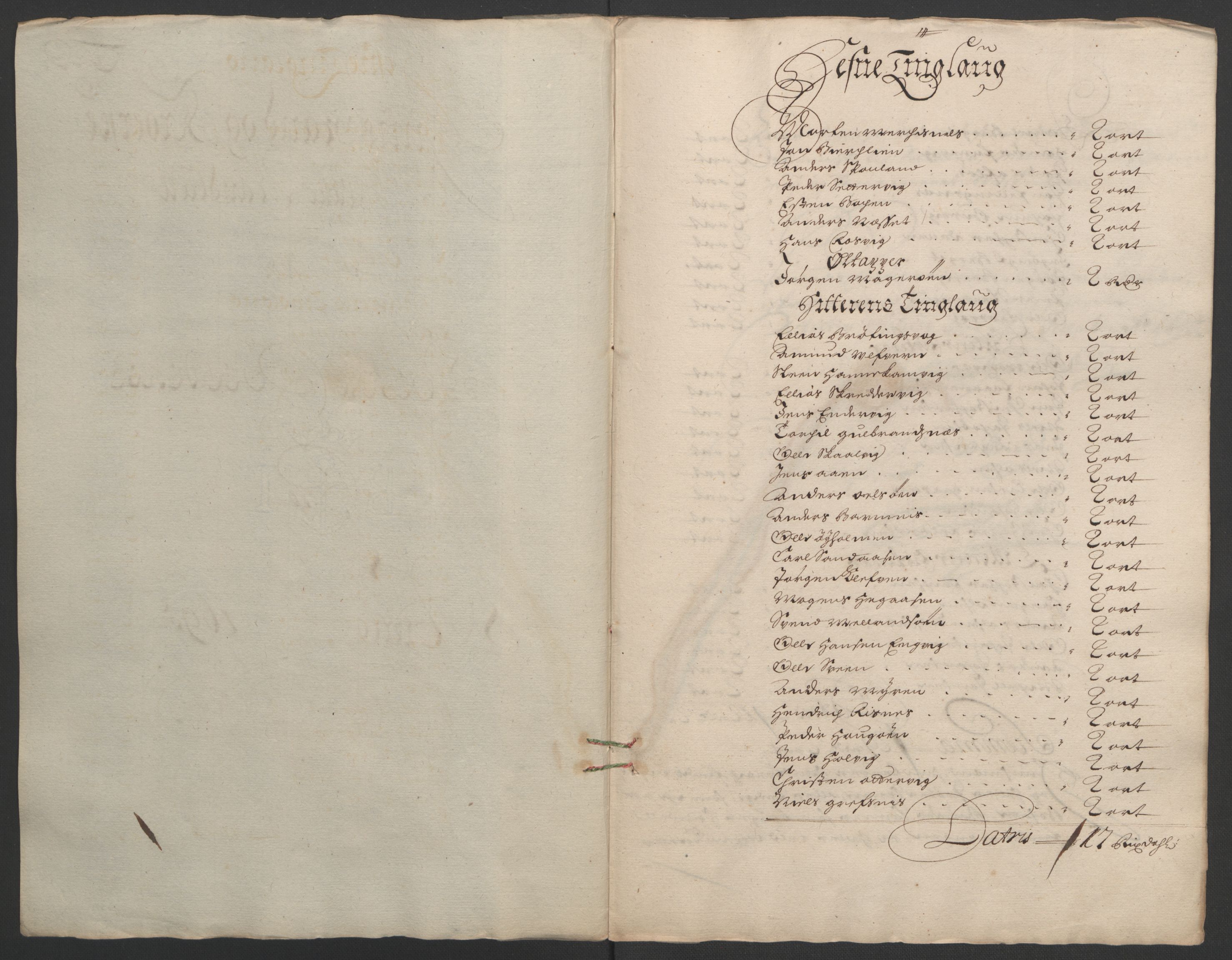 Rentekammeret inntil 1814, Reviderte regnskaper, Fogderegnskap, AV/RA-EA-4092/R57/L3851: Fogderegnskap Fosen, 1695-1696, s. 82