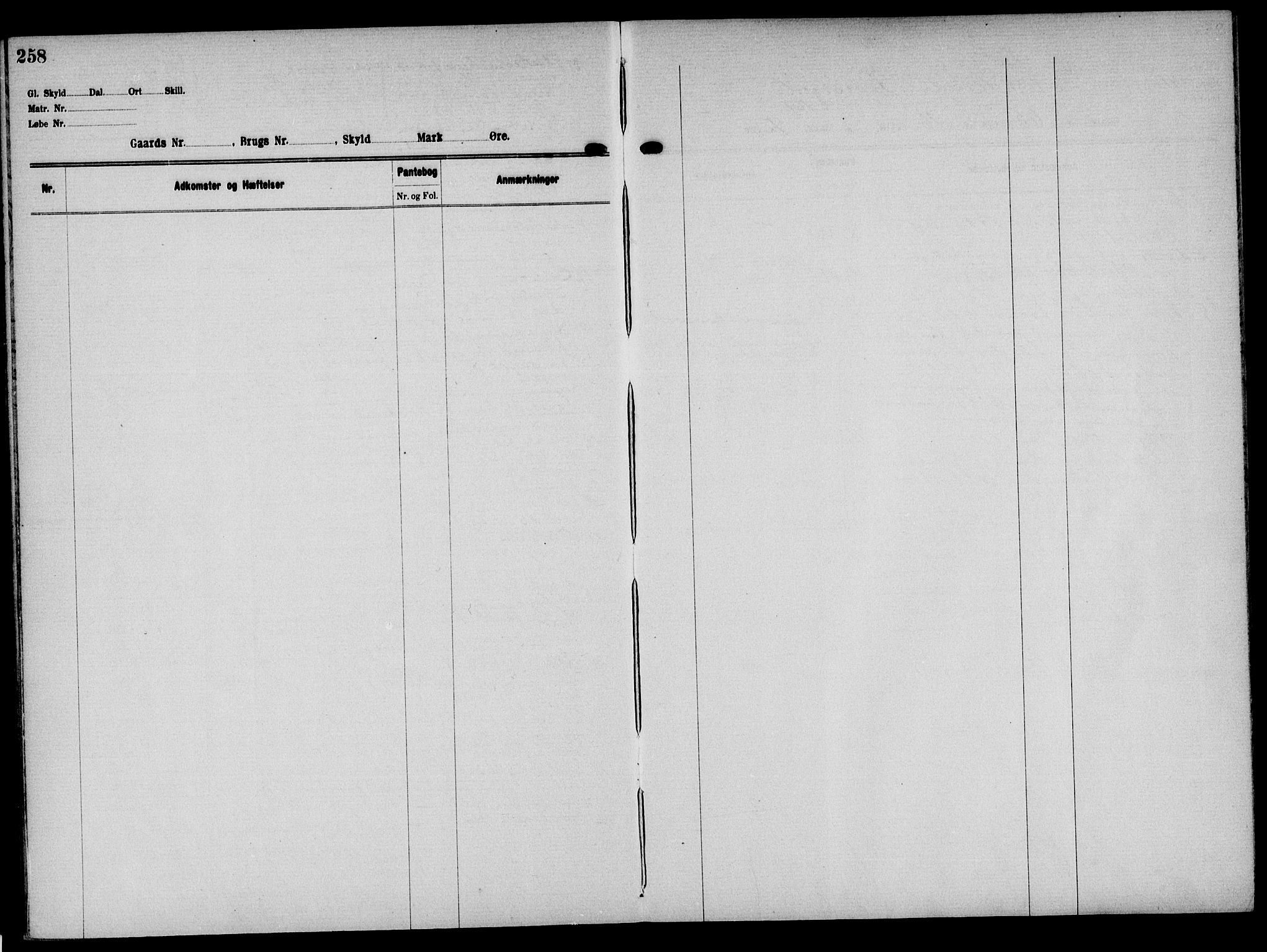 Solør tingrett, AV/SAH-TING-008/H/Ha/Hak/L0005: Panteregister nr. V, 1900-1935, s. 258