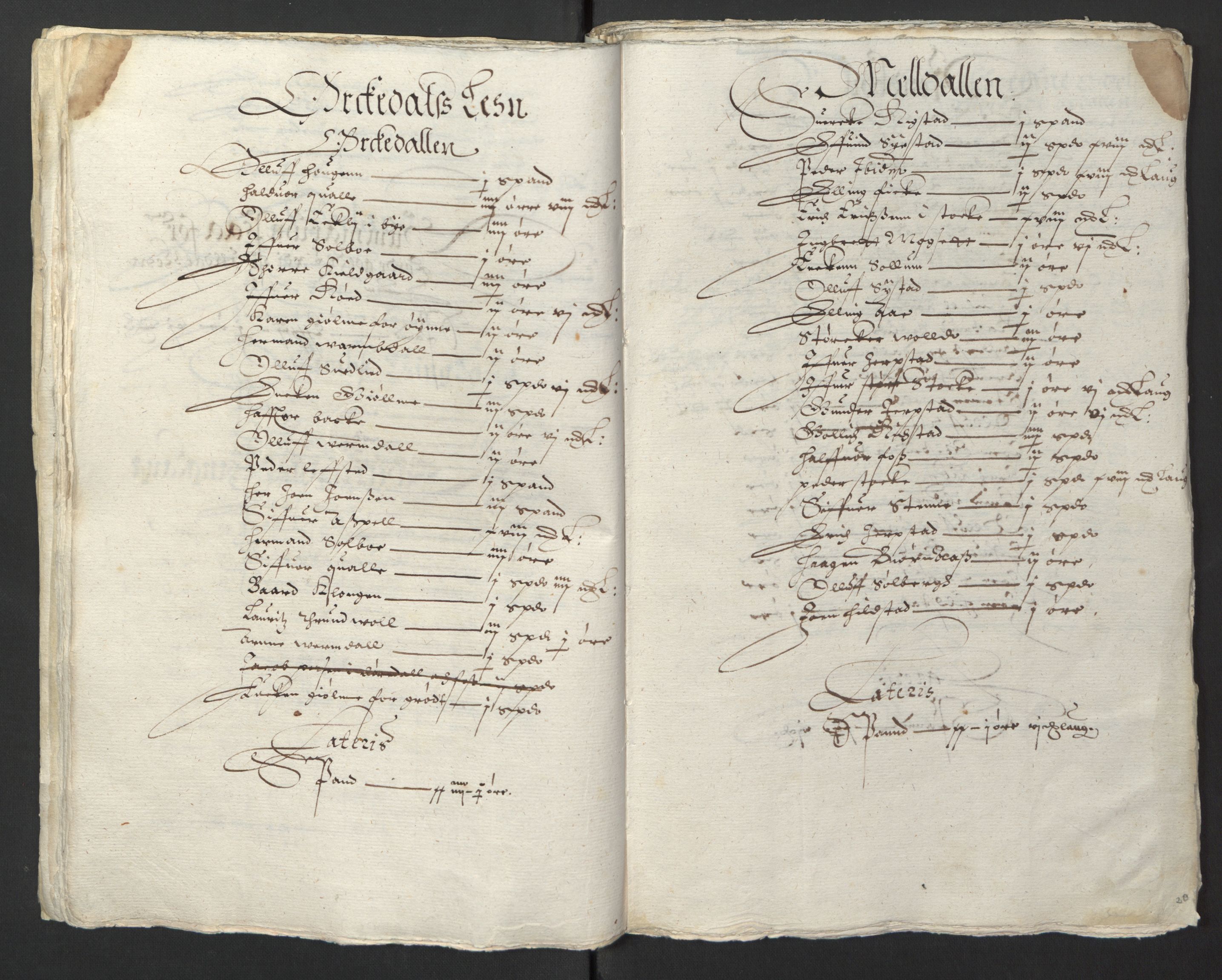 Stattholderembetet 1572-1771, AV/RA-EA-2870/Ek/L0013/0001: Jordebøker til utlikning av rosstjeneste 1624-1626: / Odelsjordebøker for Trondheim len, 1624-1625, s. 23