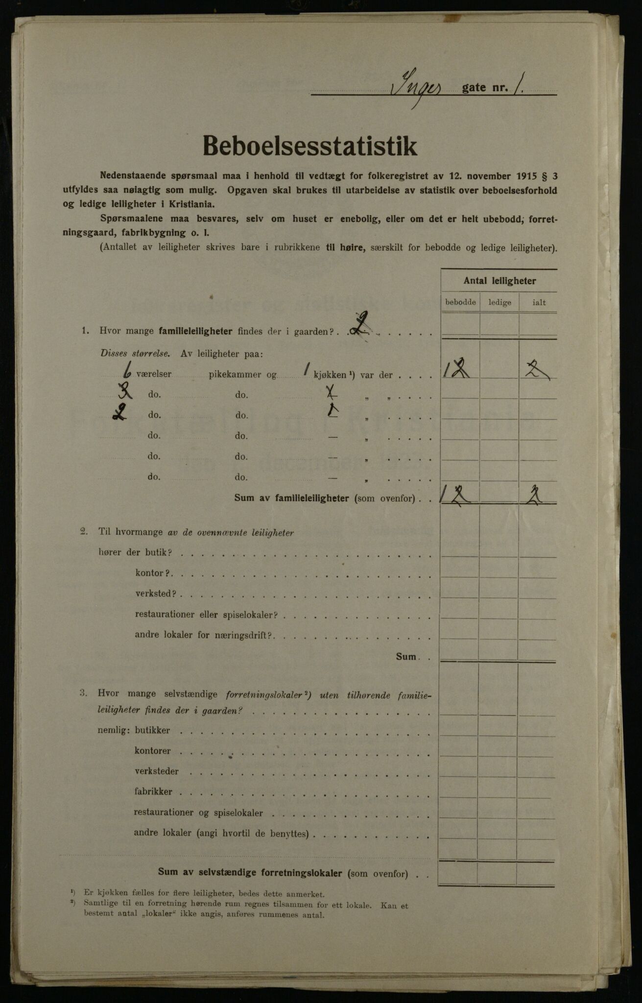 OBA, Kommunal folketelling 1.12.1923 for Kristiania, 1923, s. 49075