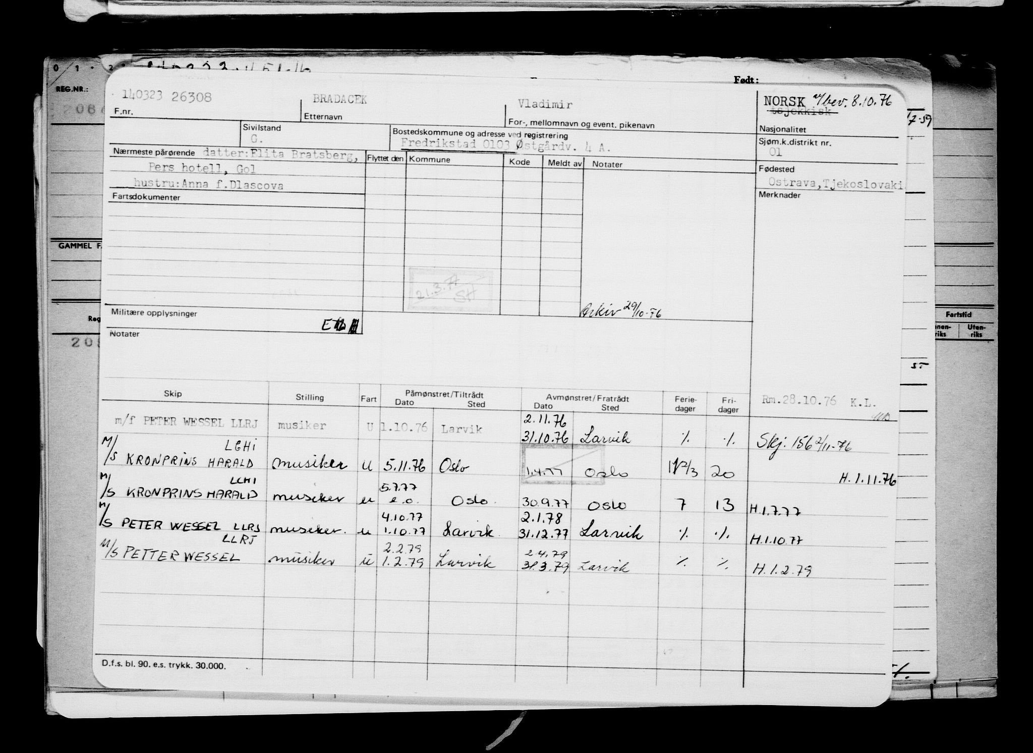 Direktoratet for sjømenn, AV/RA-S-3545/G/Gb/L0216: Hovedkort, 1923, s. 405