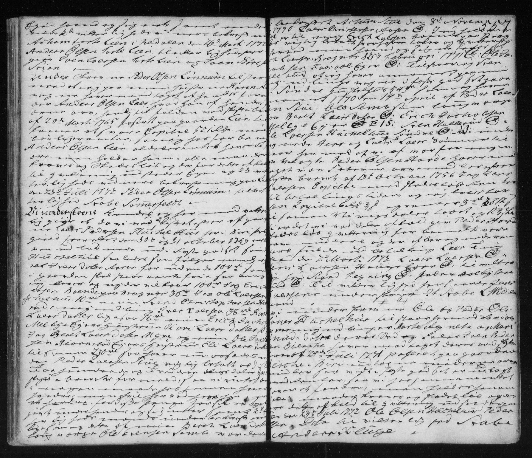 Toten tingrett, SAH/TING-006/H/Hb/Hba/L0002b: Pantebok nr. 2b, 1768-1776, s. 557