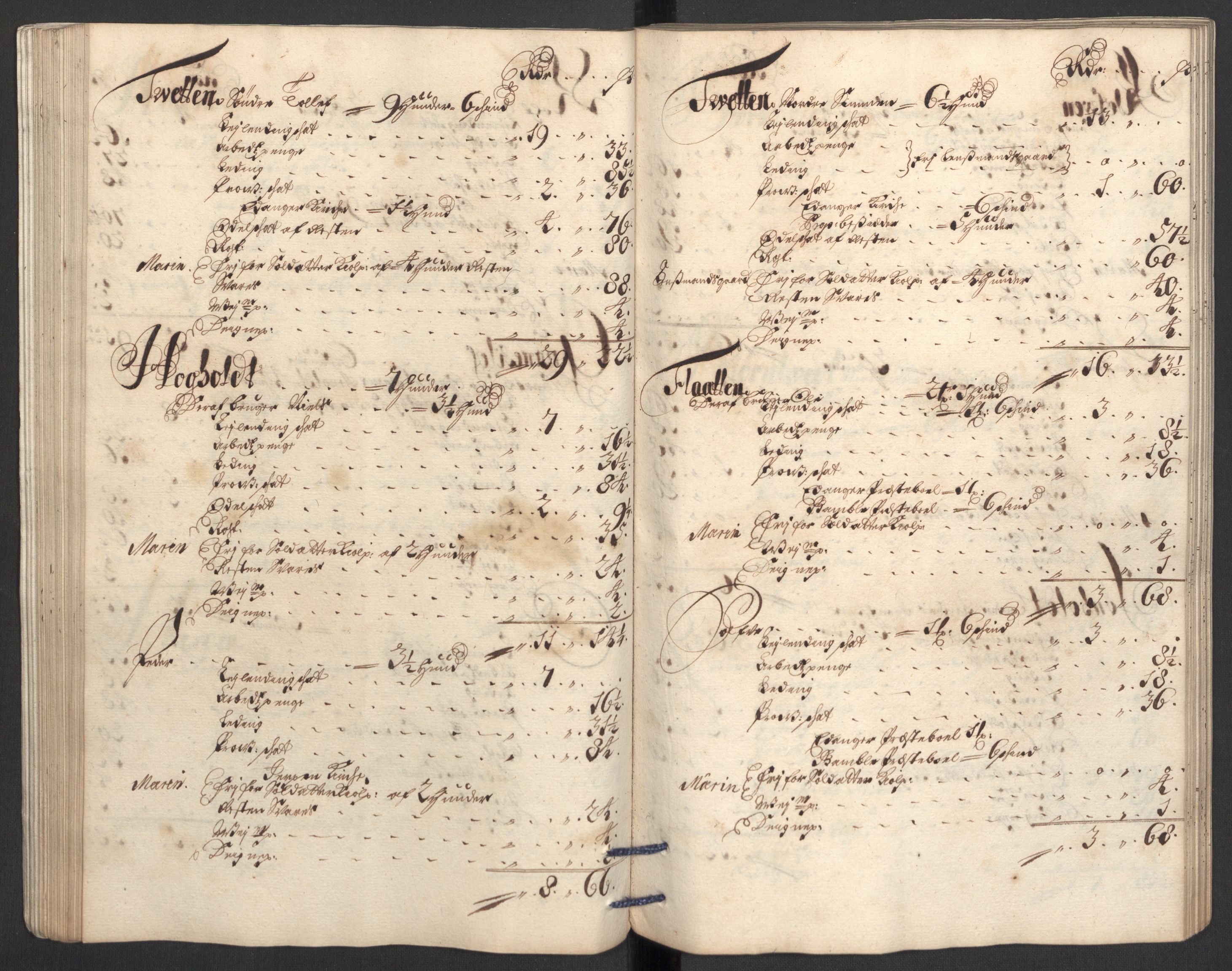 Rentekammeret inntil 1814, Reviderte regnskaper, Fogderegnskap, AV/RA-EA-4092/R36/L2112: Fogderegnskap Øvre og Nedre Telemark og Bamble, 1704, s. 127