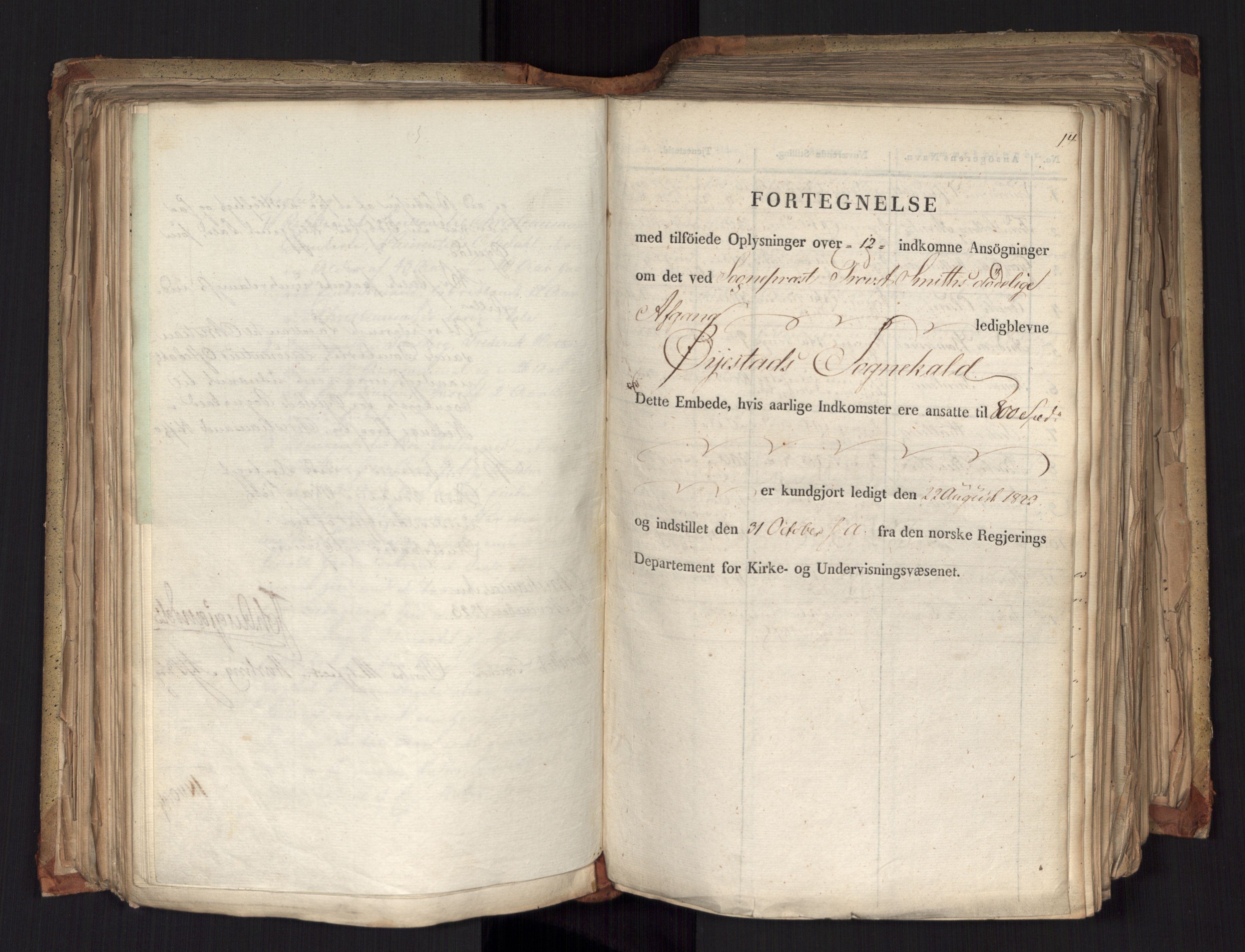 Statsrådsavdelingen i Stockholm, AV/RA-S-1003/D/Da/L0036: Regjeringsinnstillinger nr. 841-1114, 1823, s. 230