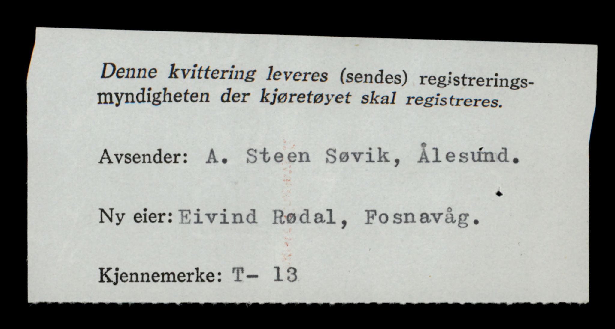 Møre og Romsdal vegkontor - Ålesund trafikkstasjon, AV/SAT-A-4099/F/Fe/L0001: Registreringskort for kjøretøy T 3 - T 127, 1927-1998, s. 194