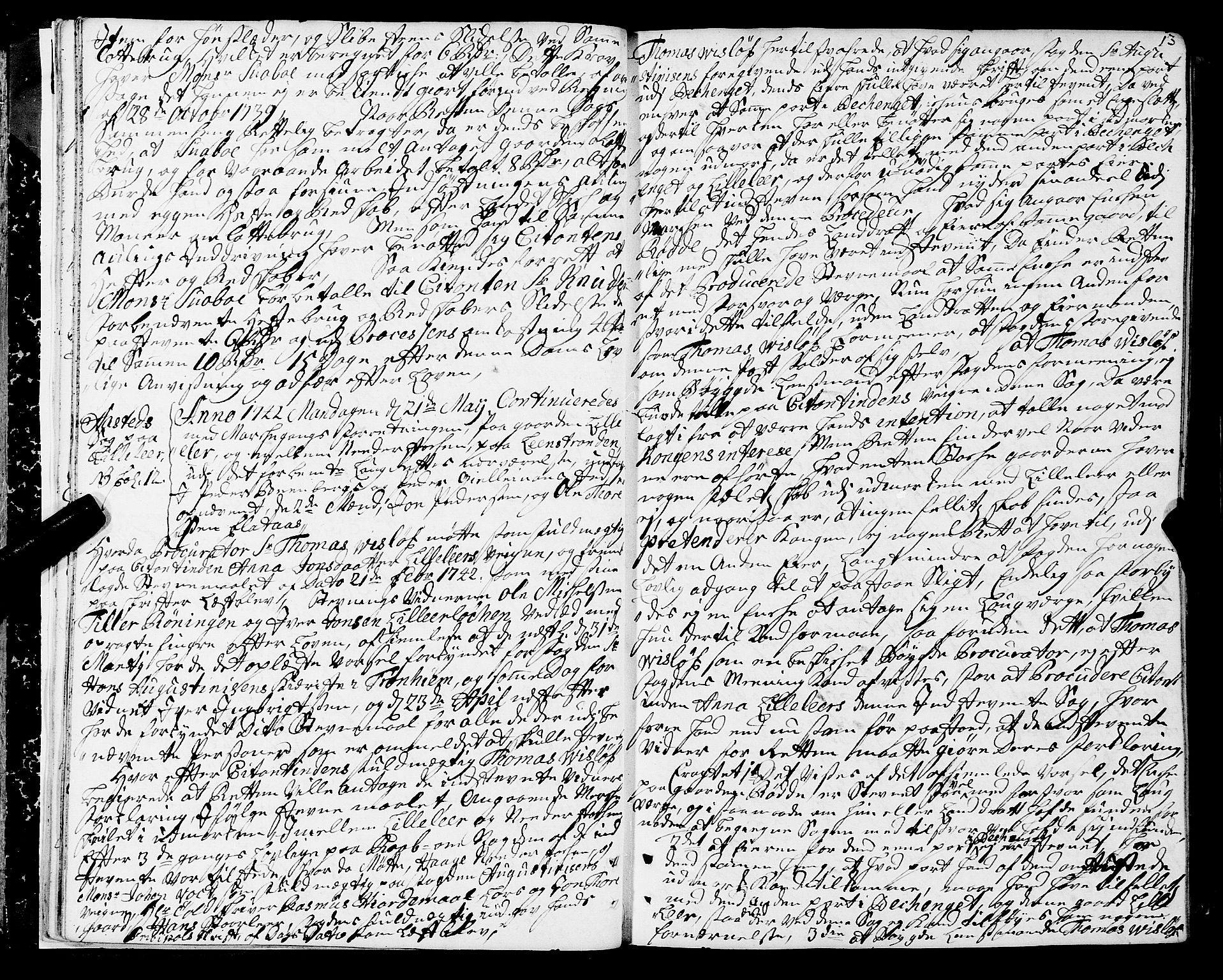 Strinda og Selbu sorenskriveri, AV/SAT-A-0015/1/1A/L0010: Tingbok 9, 1742-1747, s. 12b-13a
