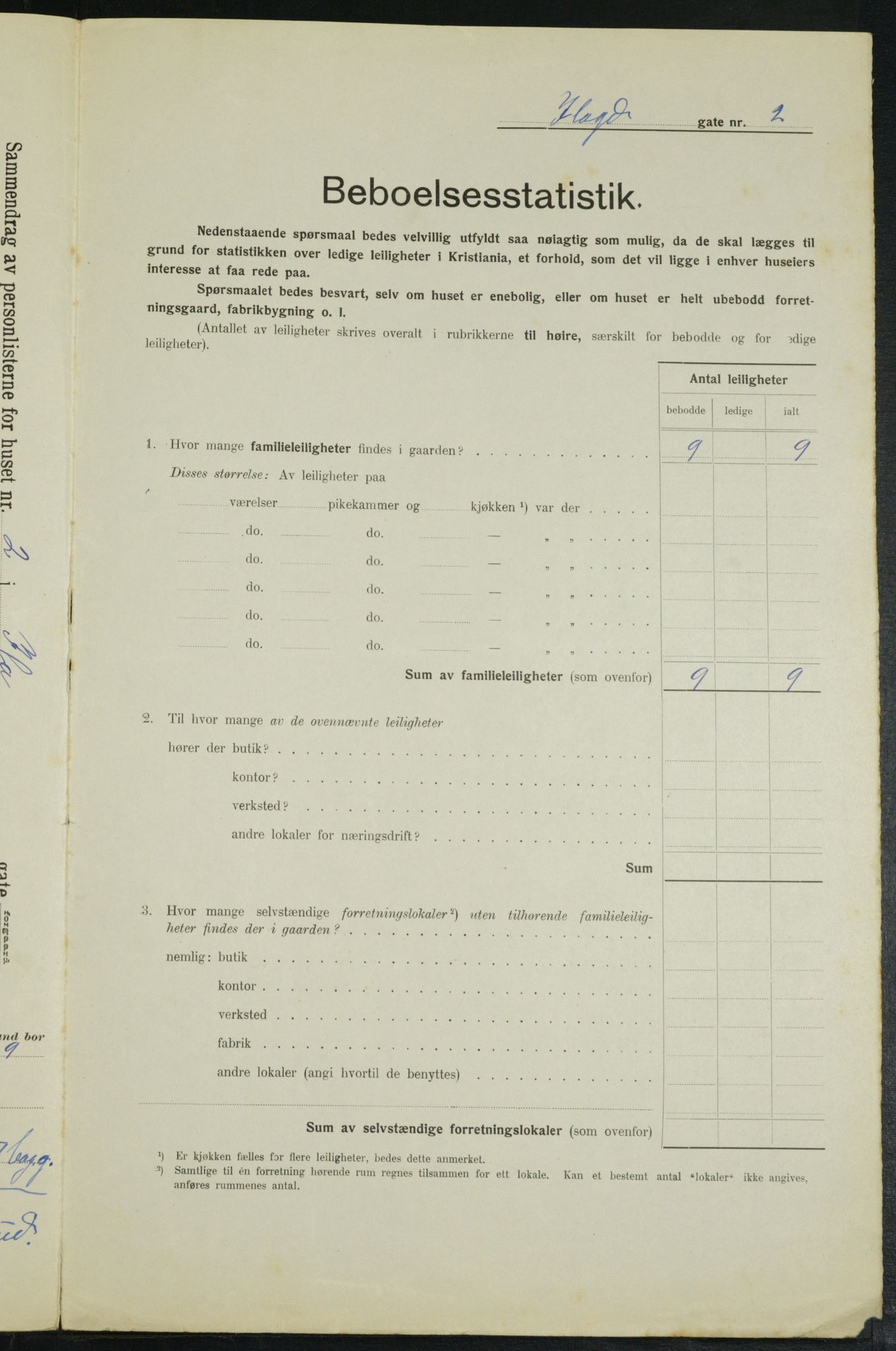 OBA, Kommunal folketelling 1.2.1914 for Kristiania, 1914, s. 43185